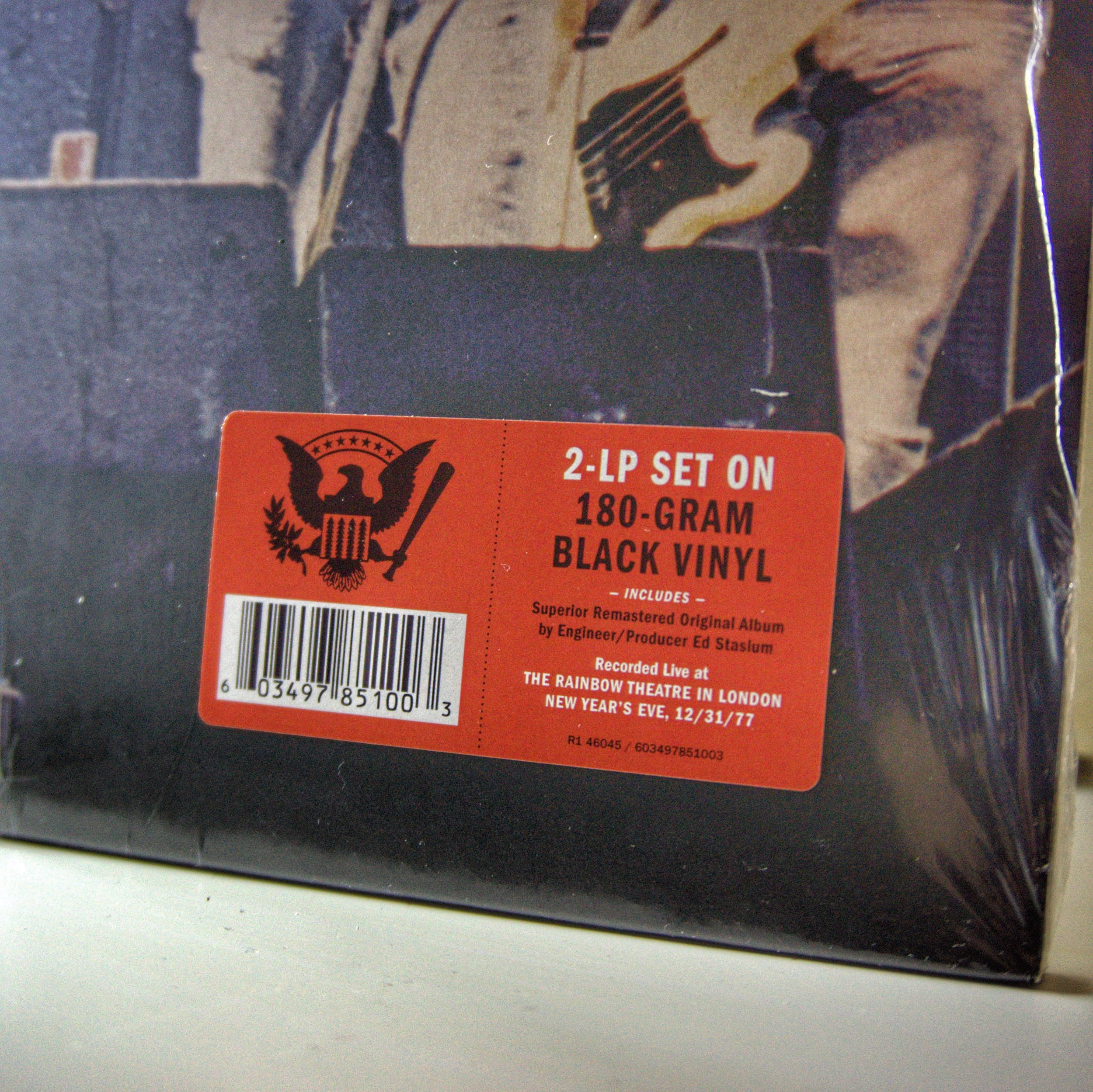 Ramones - It's Alive (2019 remaster black vinyl)