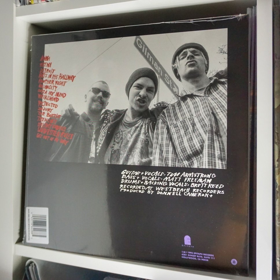 Rancid – Rancid LP (white w/ black splatter) 93 Anniversary Edition