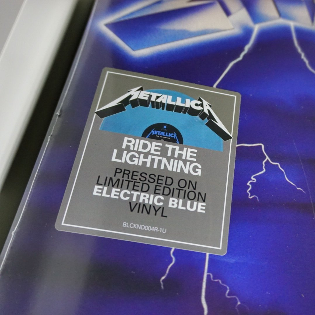 Metallica - Ride The Lightning (limited edition electric blue vinyl)
