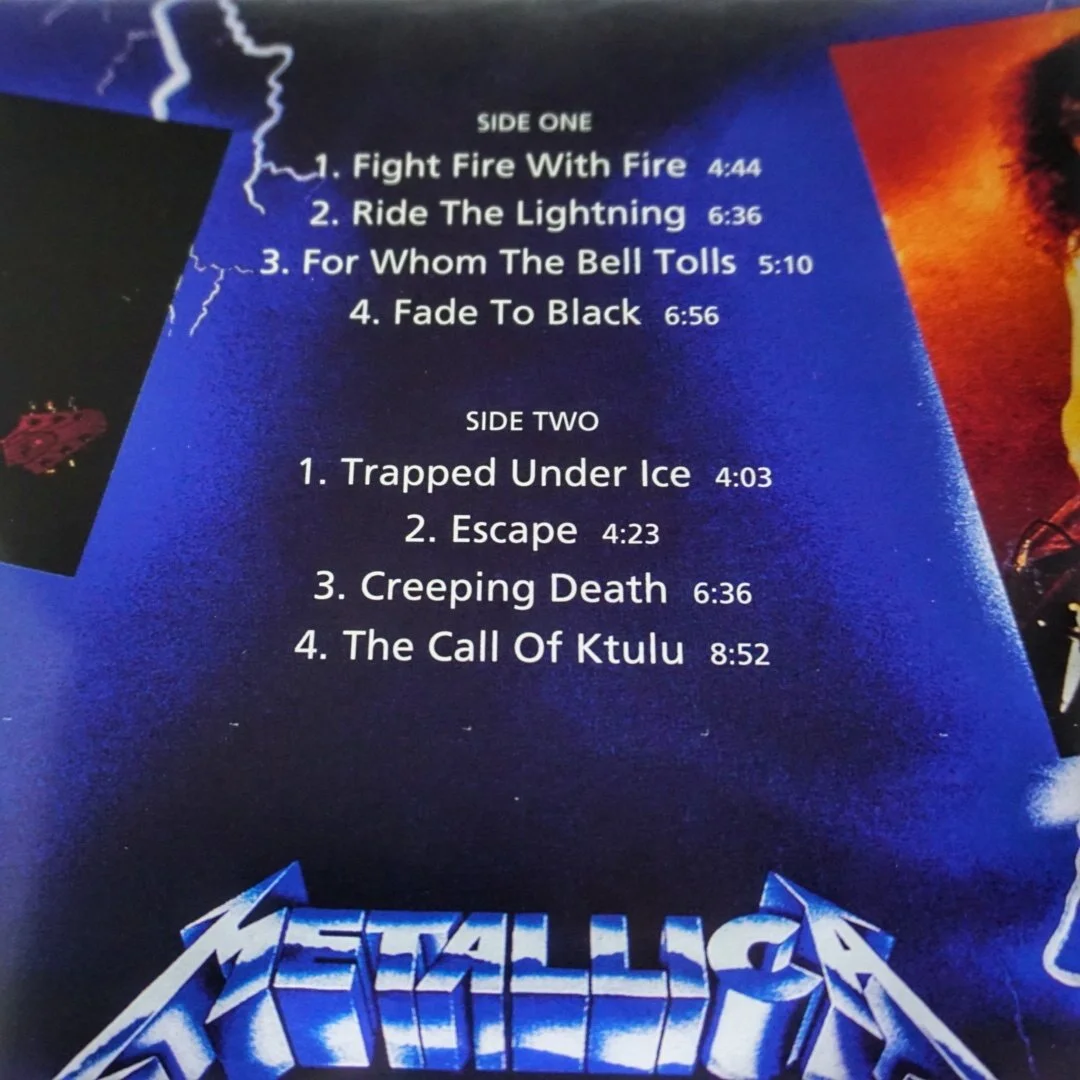Metallica - Ride The Lightning (limited edition electric blue vinyl) —  Phantom Squid Records, image size:1080x1080