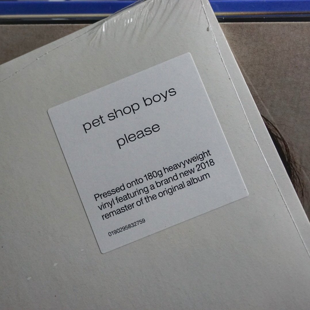 Pet Shop Boys - Please (2018 Remaster) 1 vinyl LP