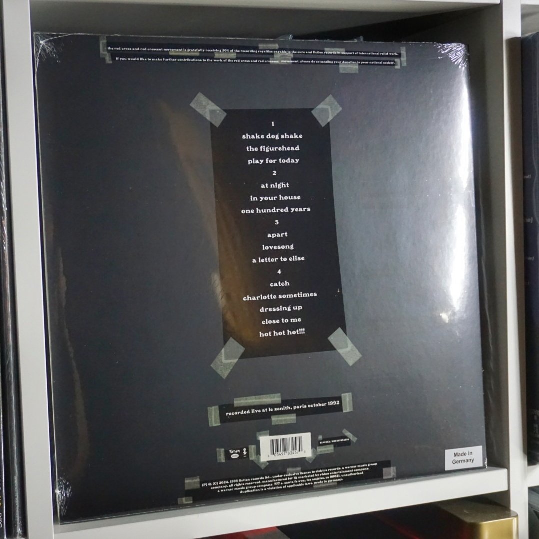 The Cure (PARIS) 2LP Live (Remastered by Robert Smith)