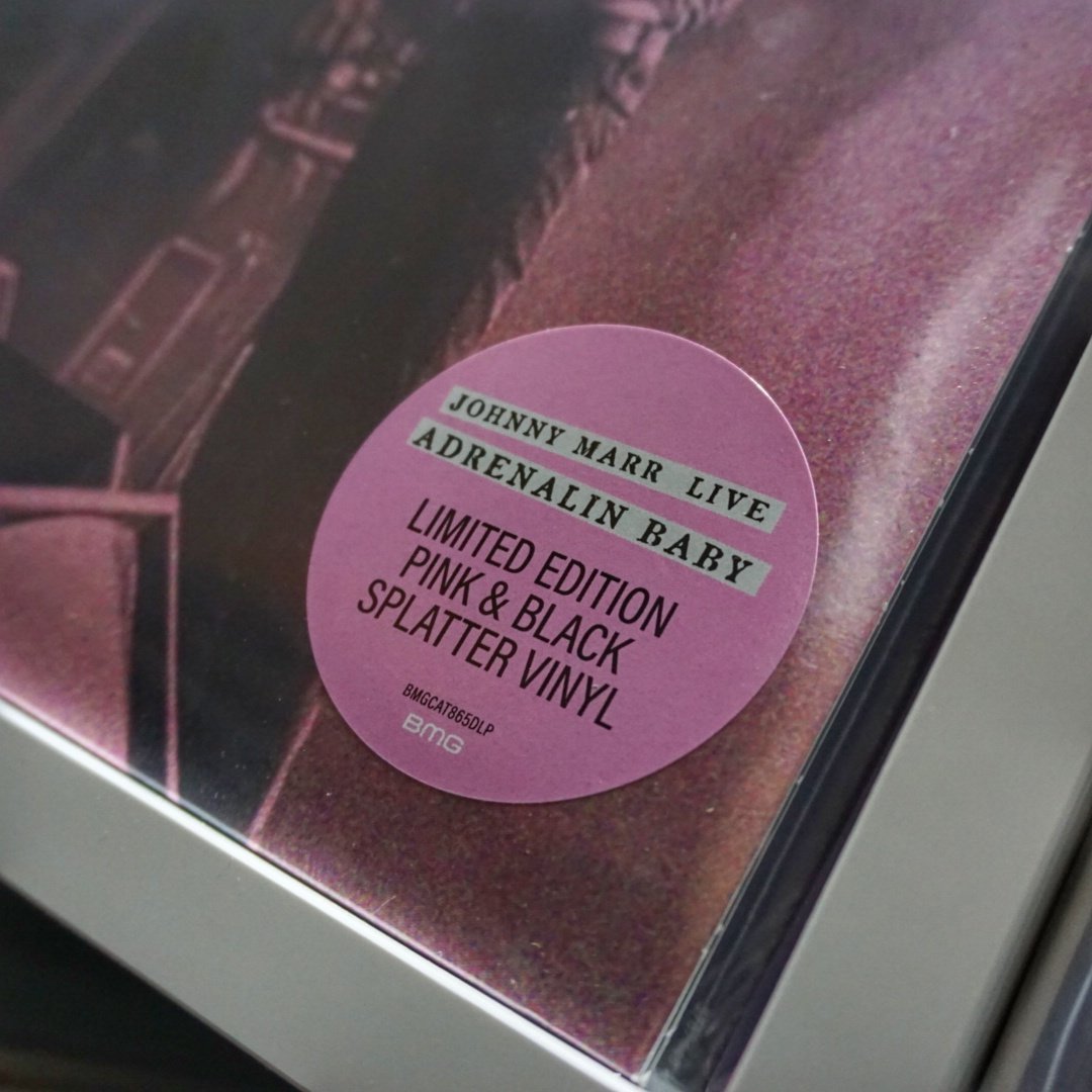Johnny Marr - Adrenalin Baby 2LP (pink & black splatter vinyl)
