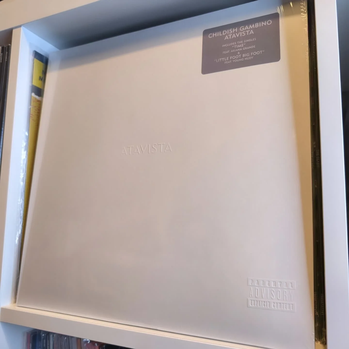 Childish Gambino - Atavista 2LP (black vinyl) 2024

Atavista is the reissue of American rapper Childish Gambino's fourth studio album, 3.15.20, described by Gambino as a &quot;finished version&quot;.

The album was released on May 13, 2024, five days