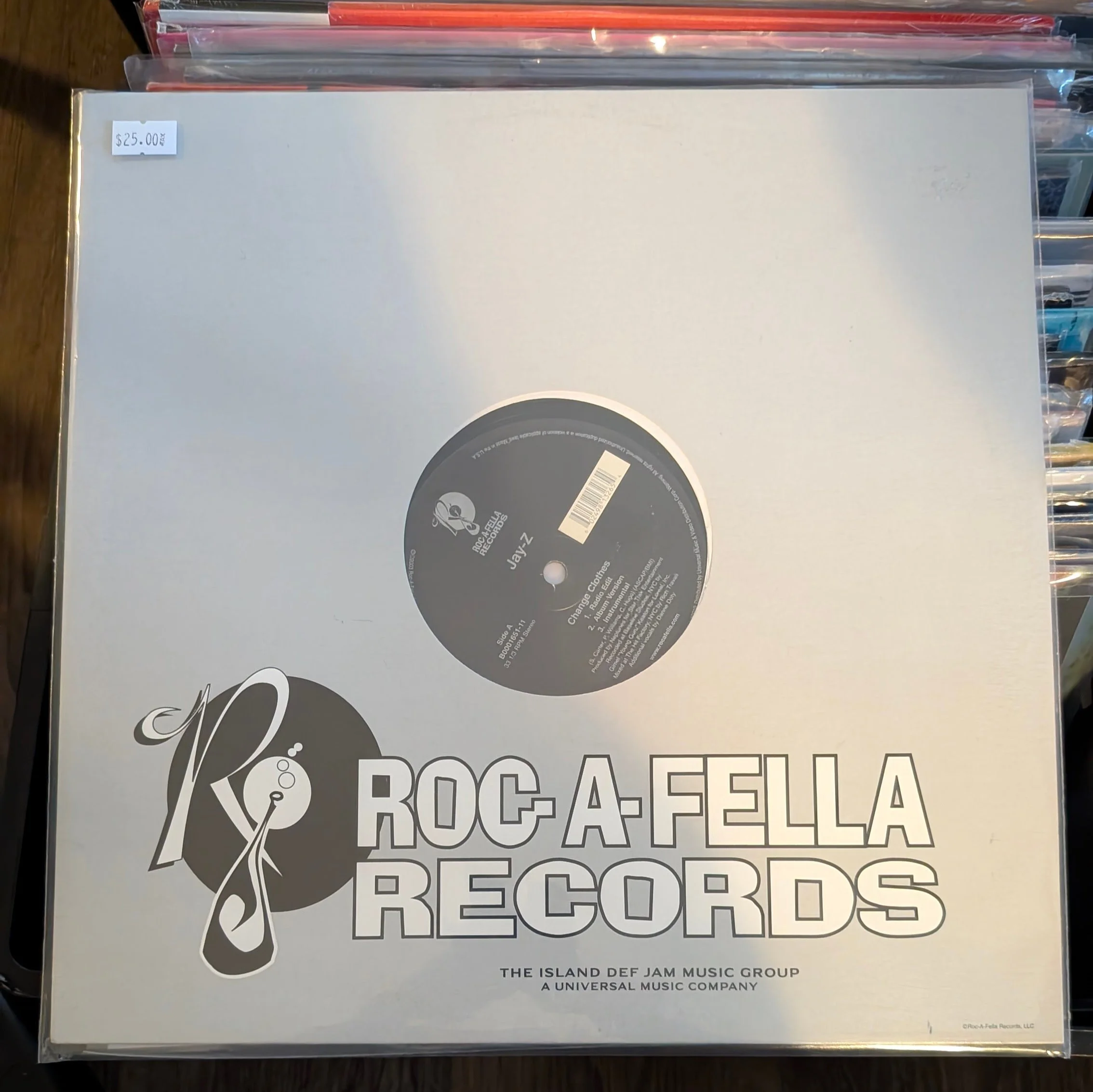 Jay-Z - Change Clothes 12" Vinyl Single