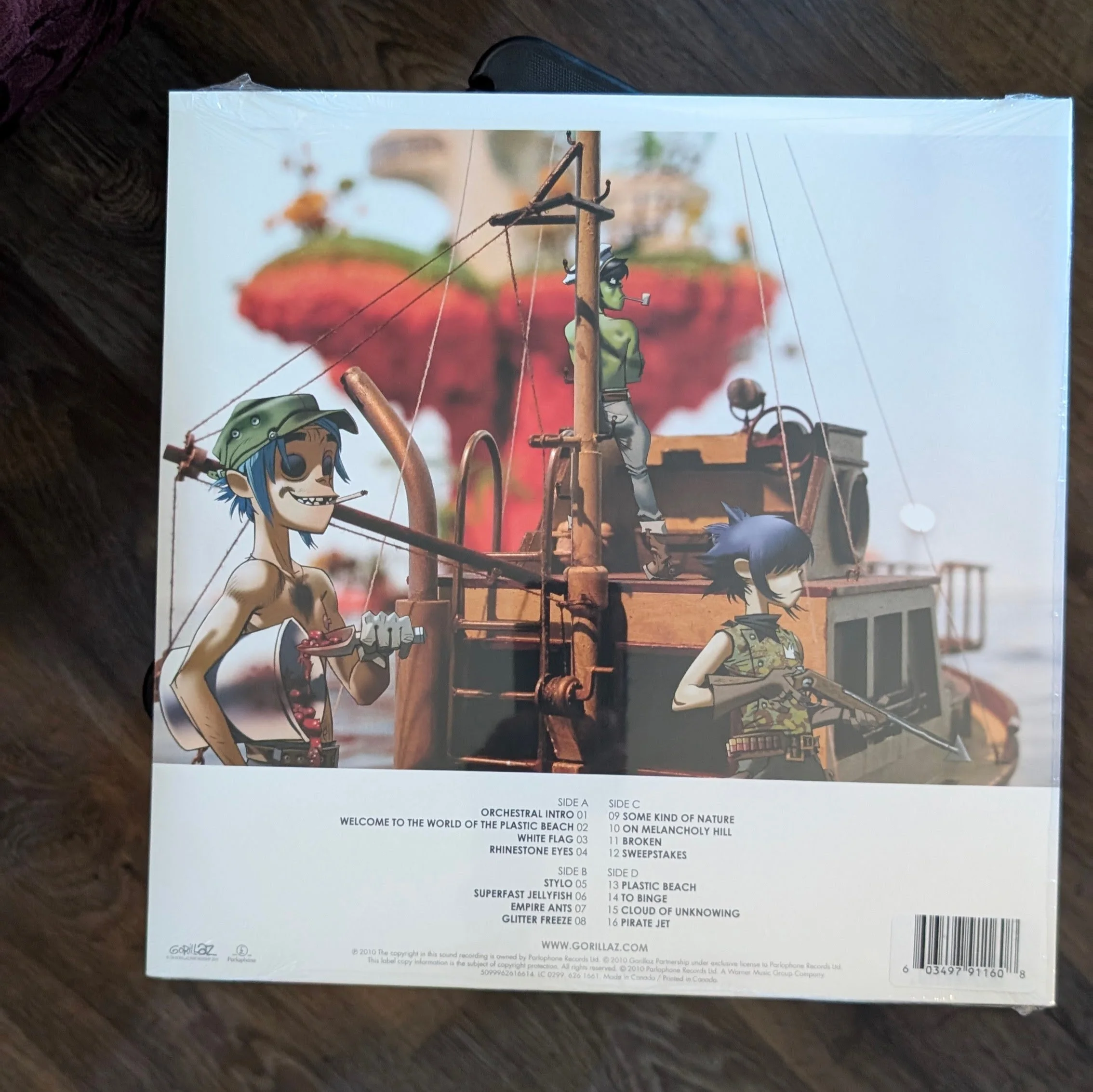 Gorillaz - Plastic Beach (black vinyl)