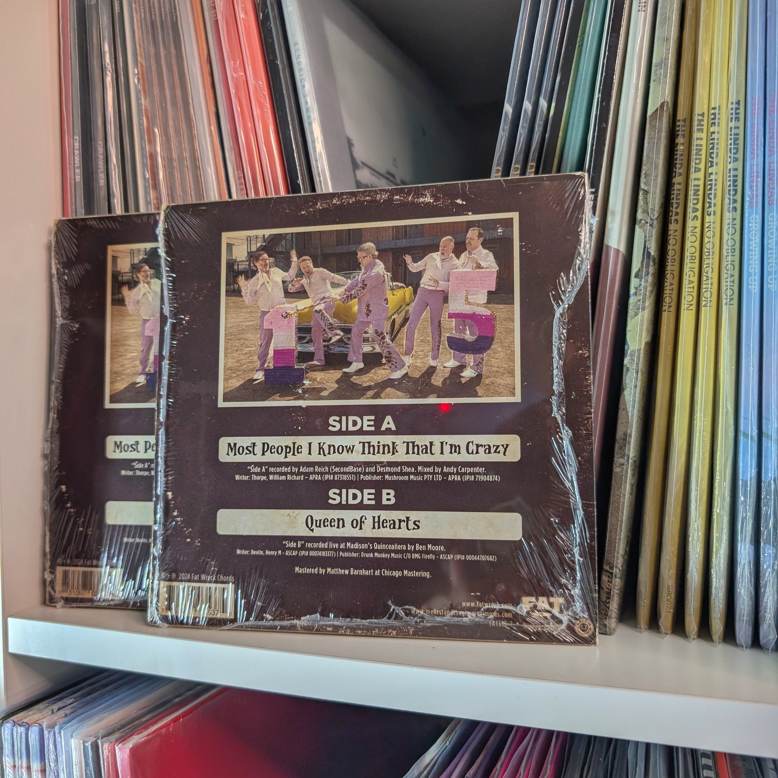 Me First and the Gimme Gimmes - Most People I Know Think That I’m Crazy (7" single/45)