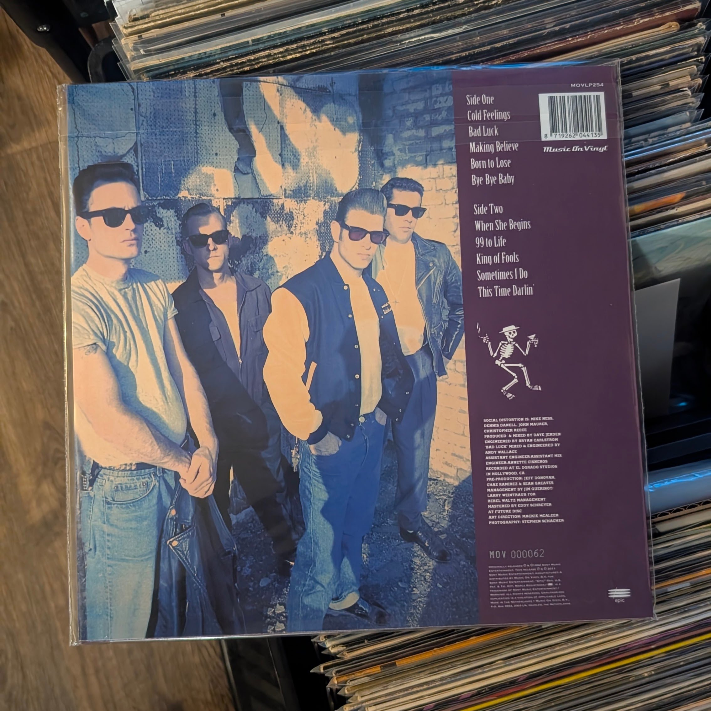 Social Distortion - Somewhere Between Heaven and Hell Yellow Vinyl LP (3000 Made) MOVLP254 | Phantom Squid Records