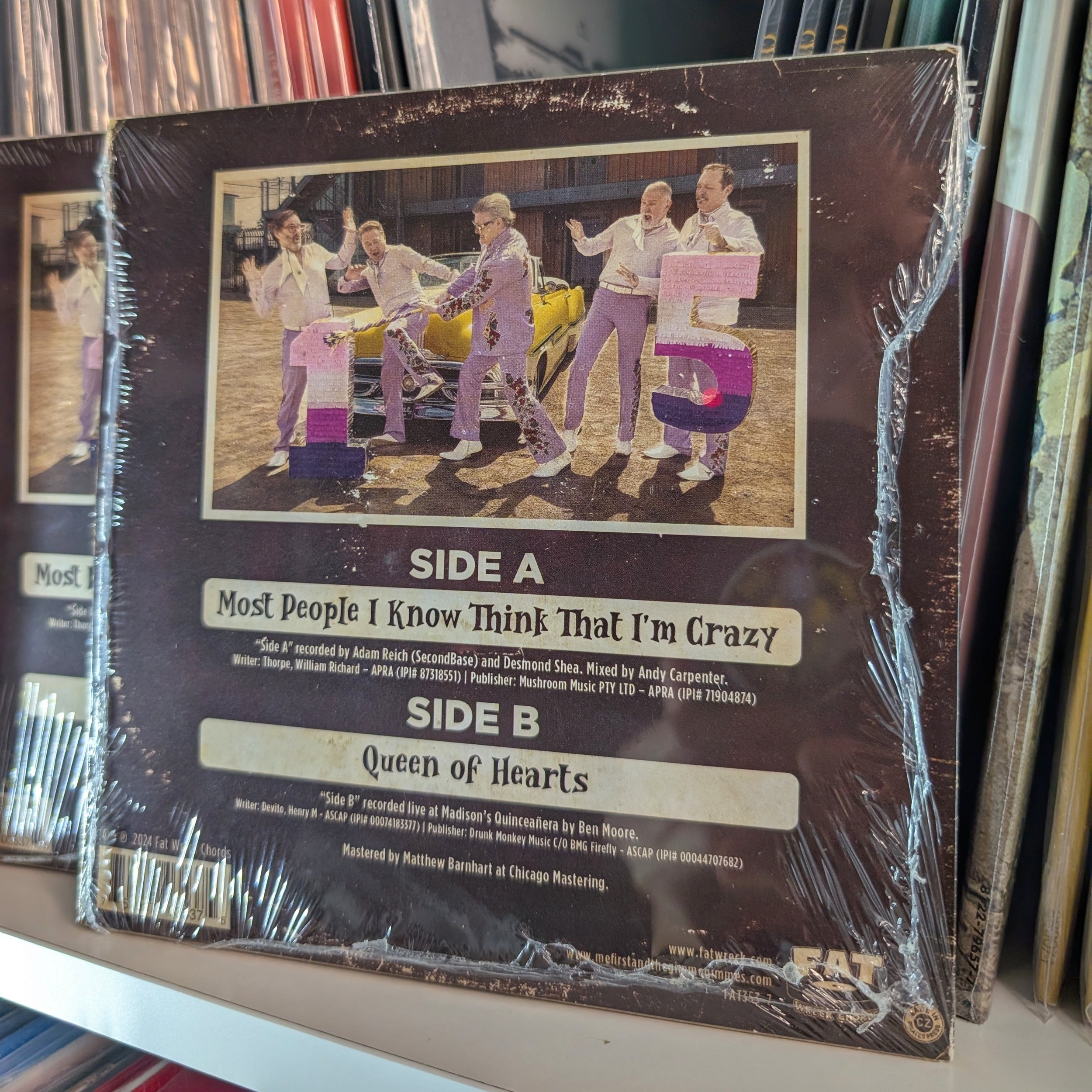 Me First and the Gimme Gimmes - Most People I Know Think That I’m Crazy (7" single/45)