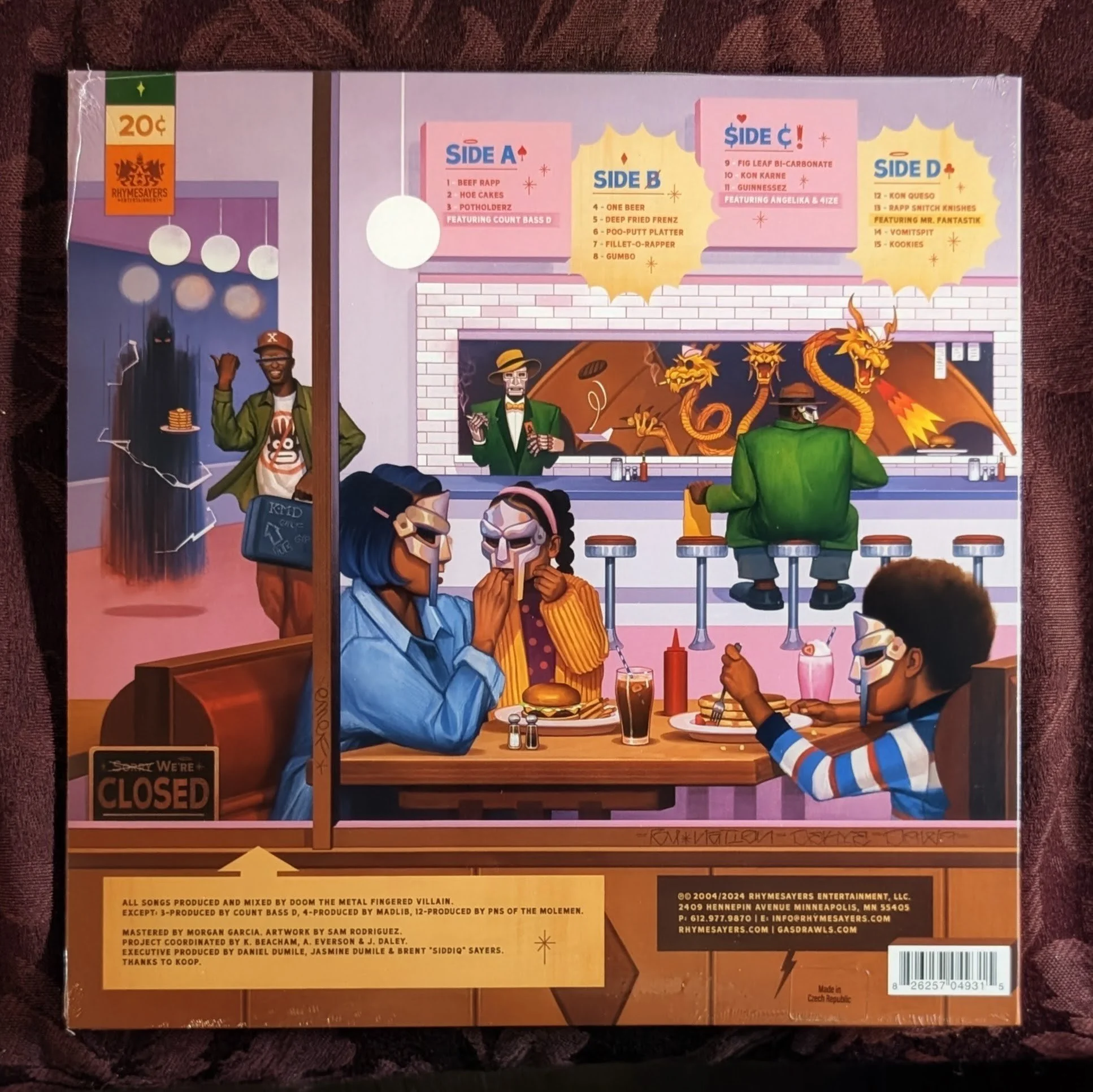 MF DOOM - Mm..Food 20th Anniversary (black vinyl)