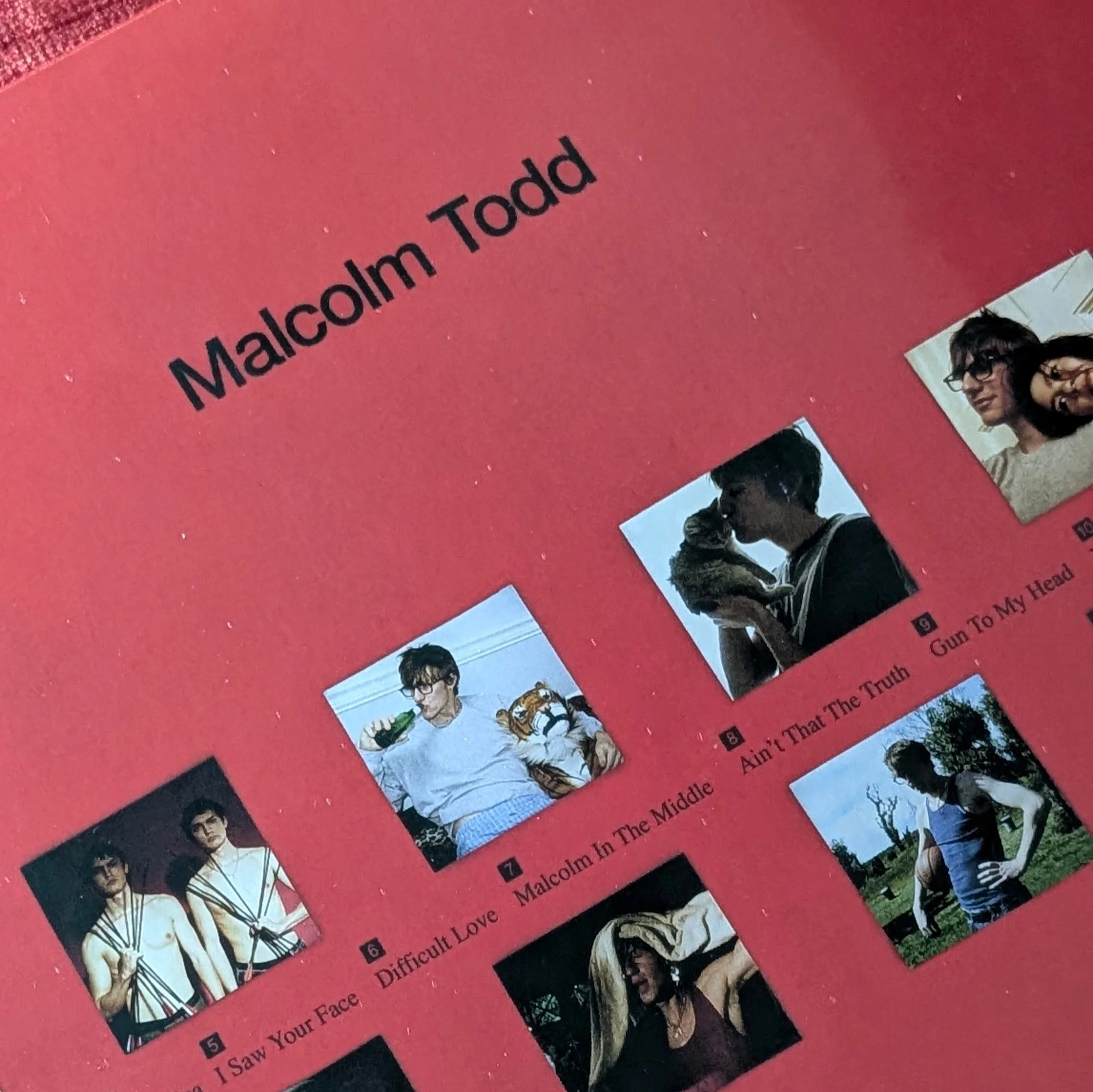 Malcolm Todd Do That Again vinyl record album front cover Columbia Records hype sticker