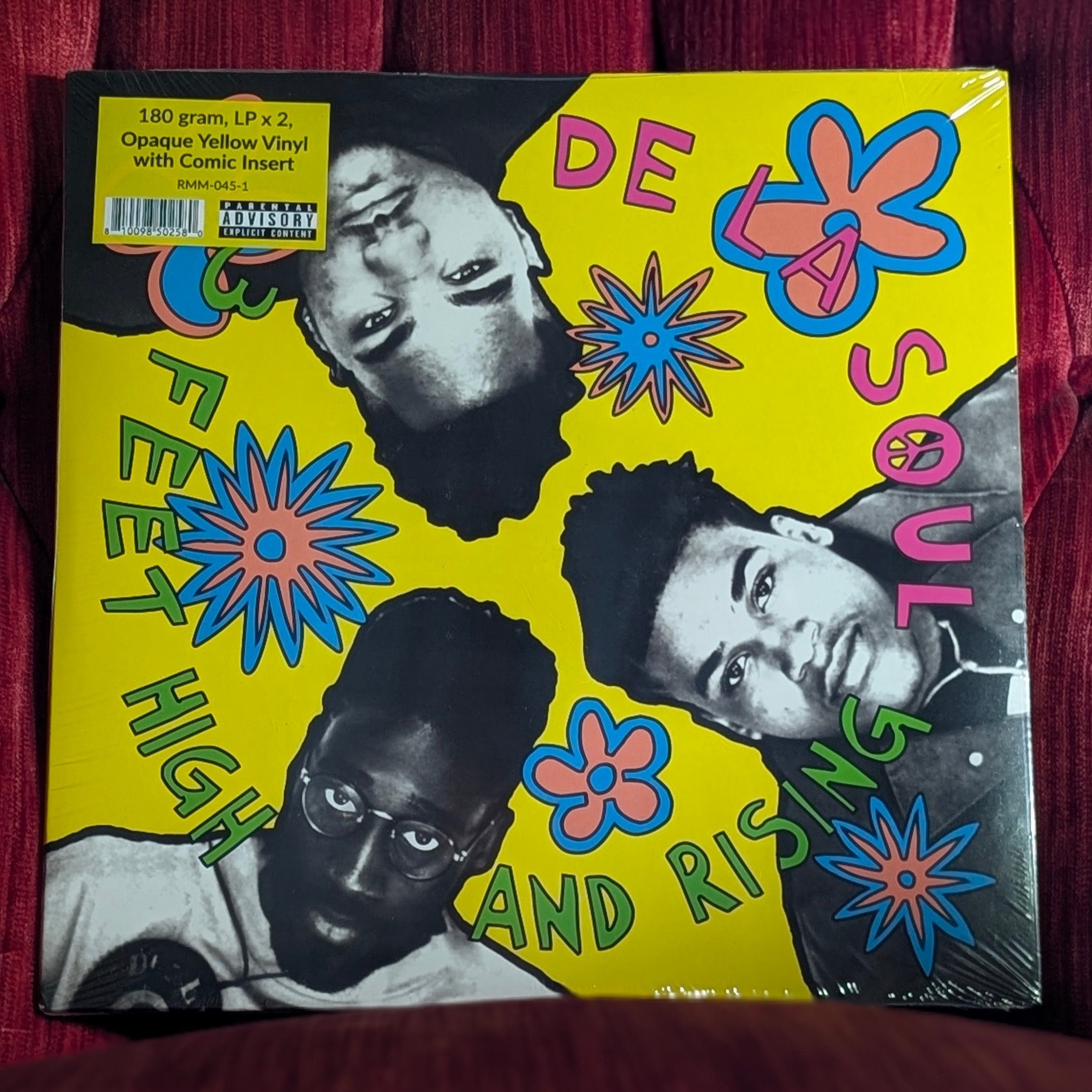 De La Soul - 3 Feet High and Rising Opaque Yellow 180g Vinyl 2LP (Includes Comic Insert)