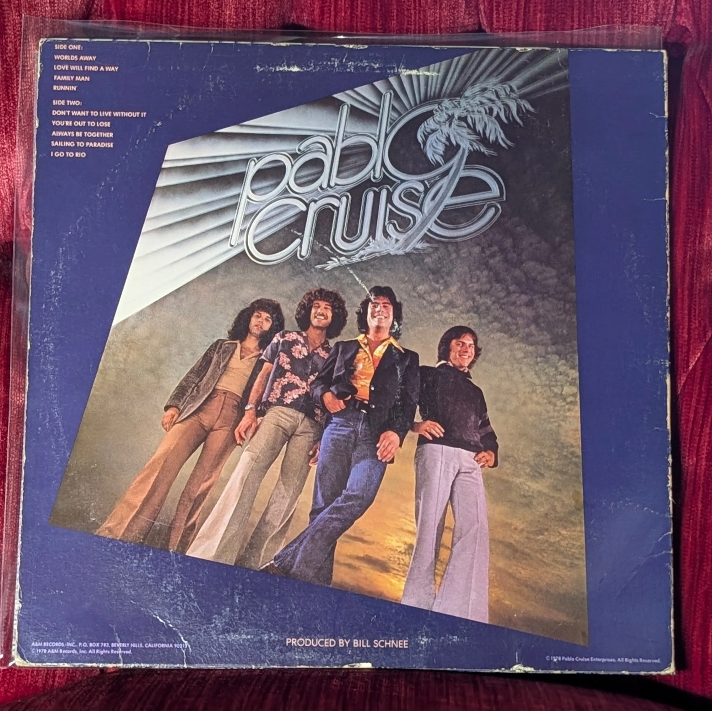 Pablo Cruise Worlds Away vinyl record album front cover A&M Records