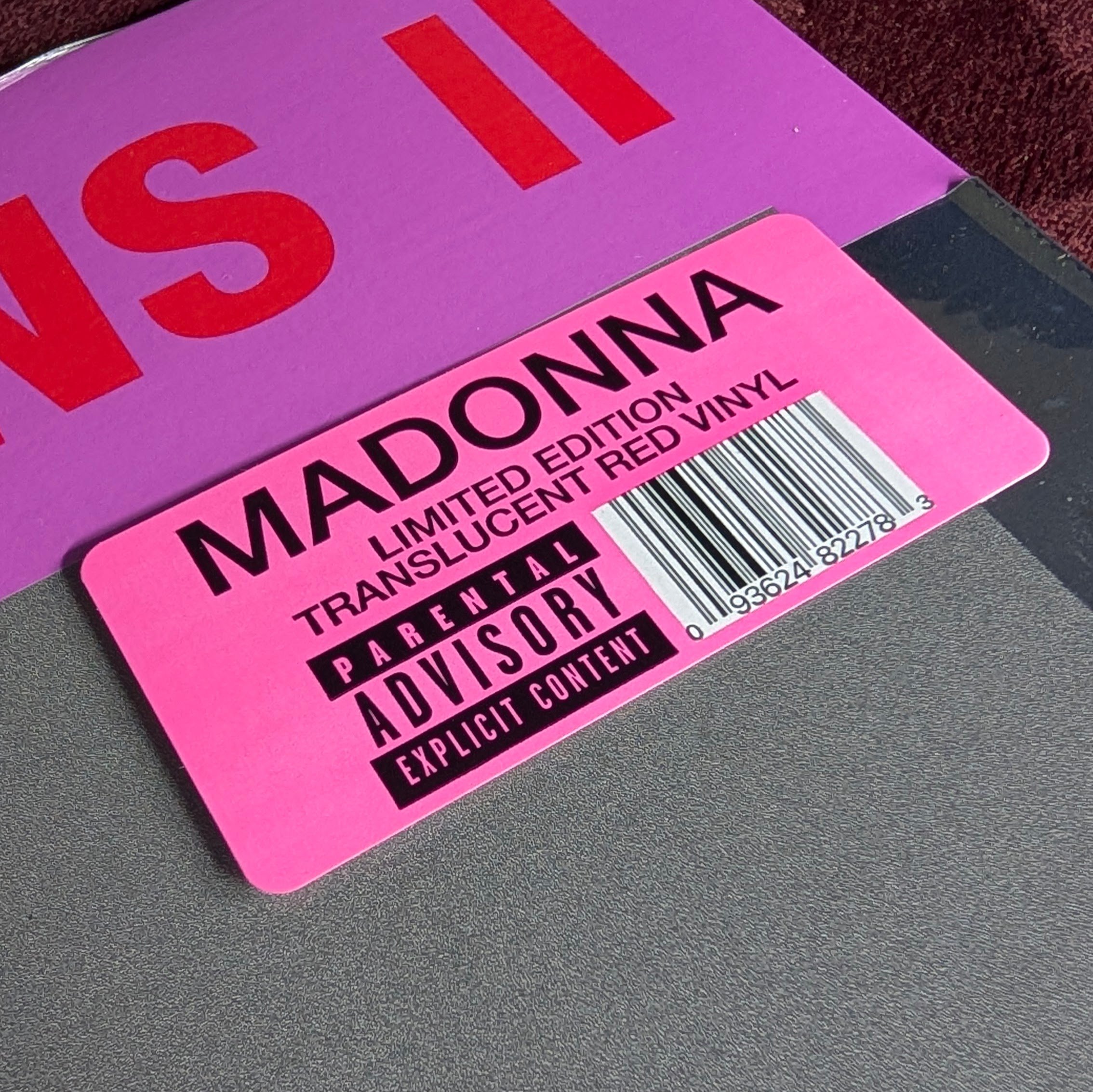 Madonna – Confessions II (Limited Edition Translucent Red Vinyl LP)