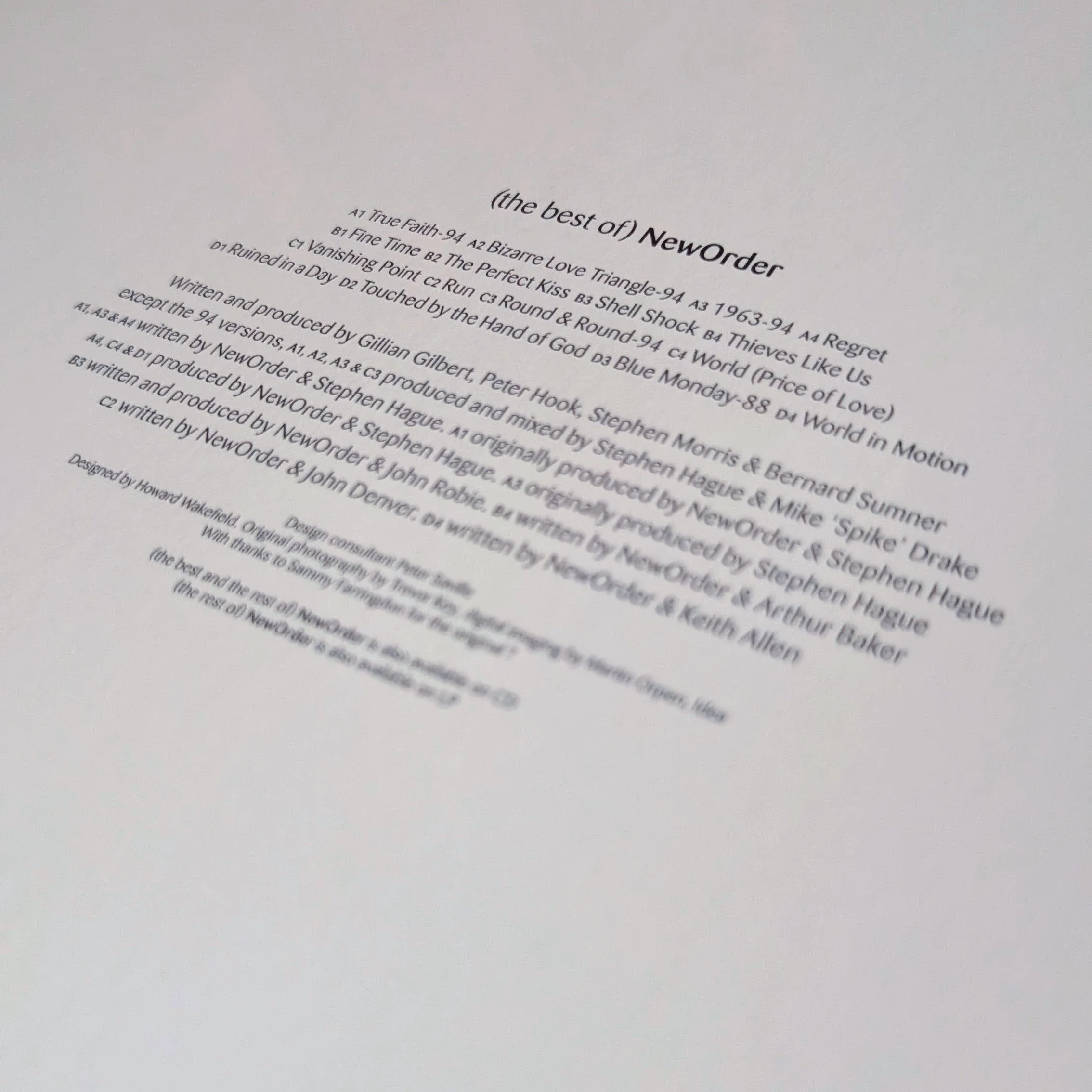 New Order - (The Best Of) 2025 Remaster