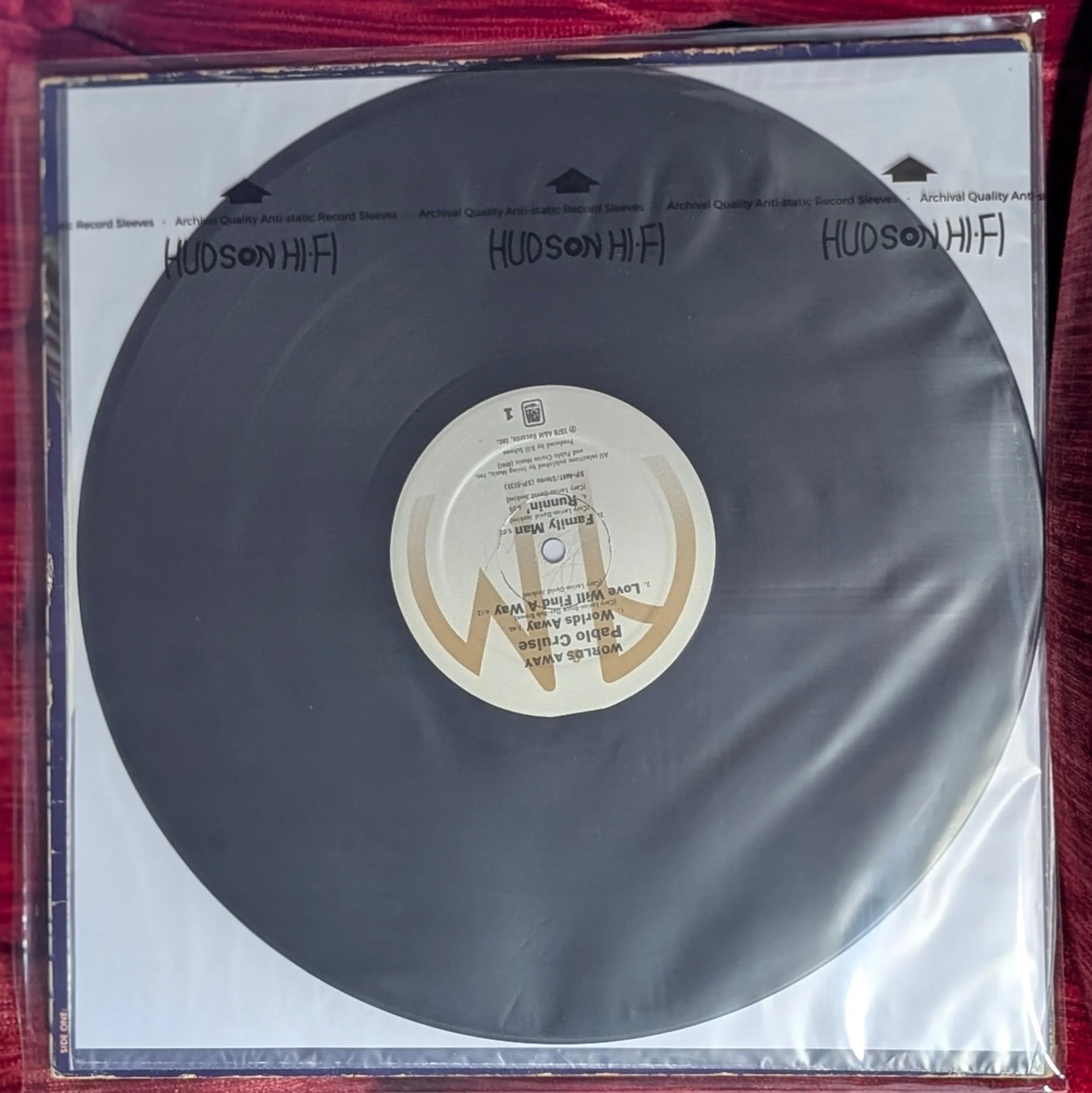 Pablo Cruise Worlds Away vinyl record album front cover A&M Records