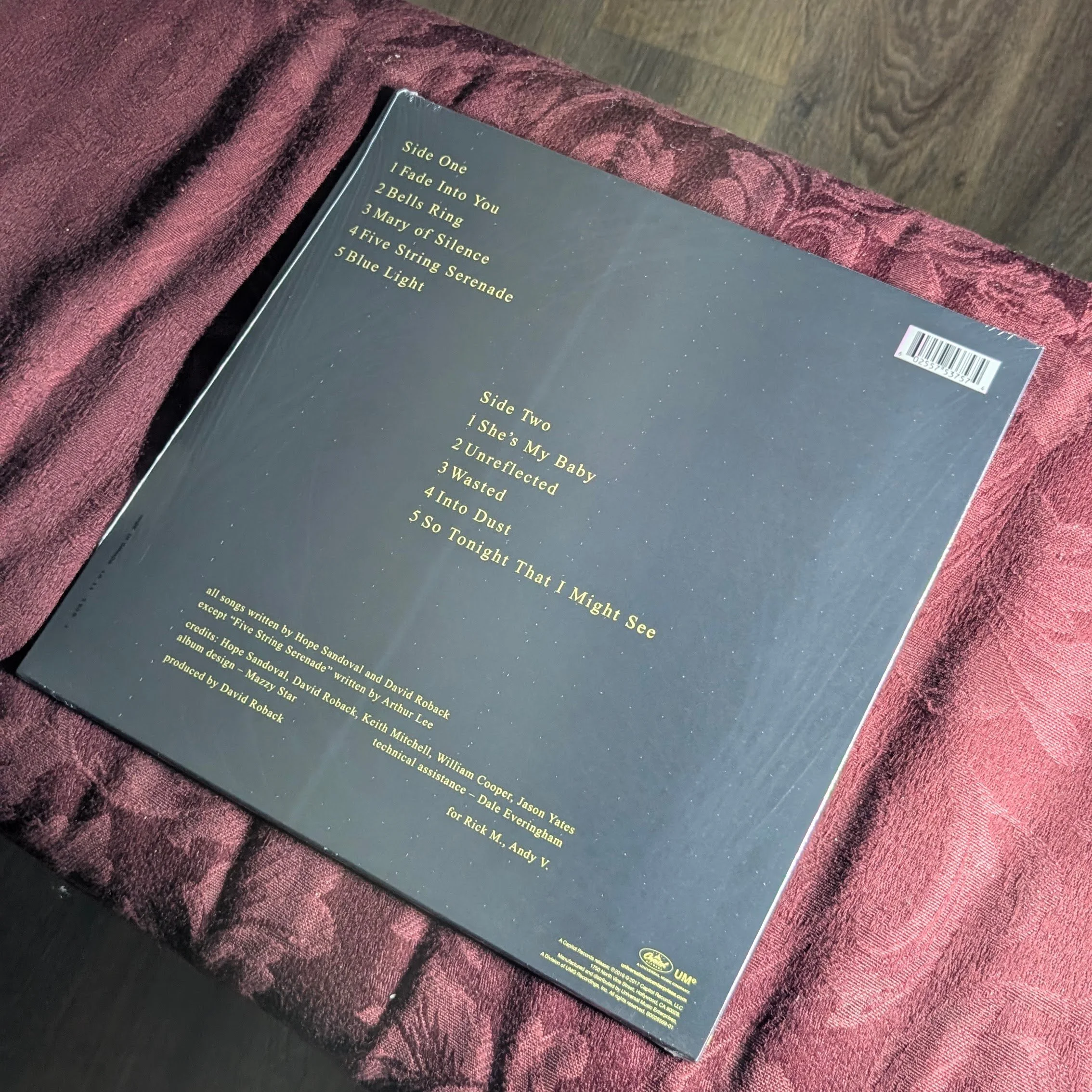 Mazzy Star - So Tonight That I Might See (black vinyl)