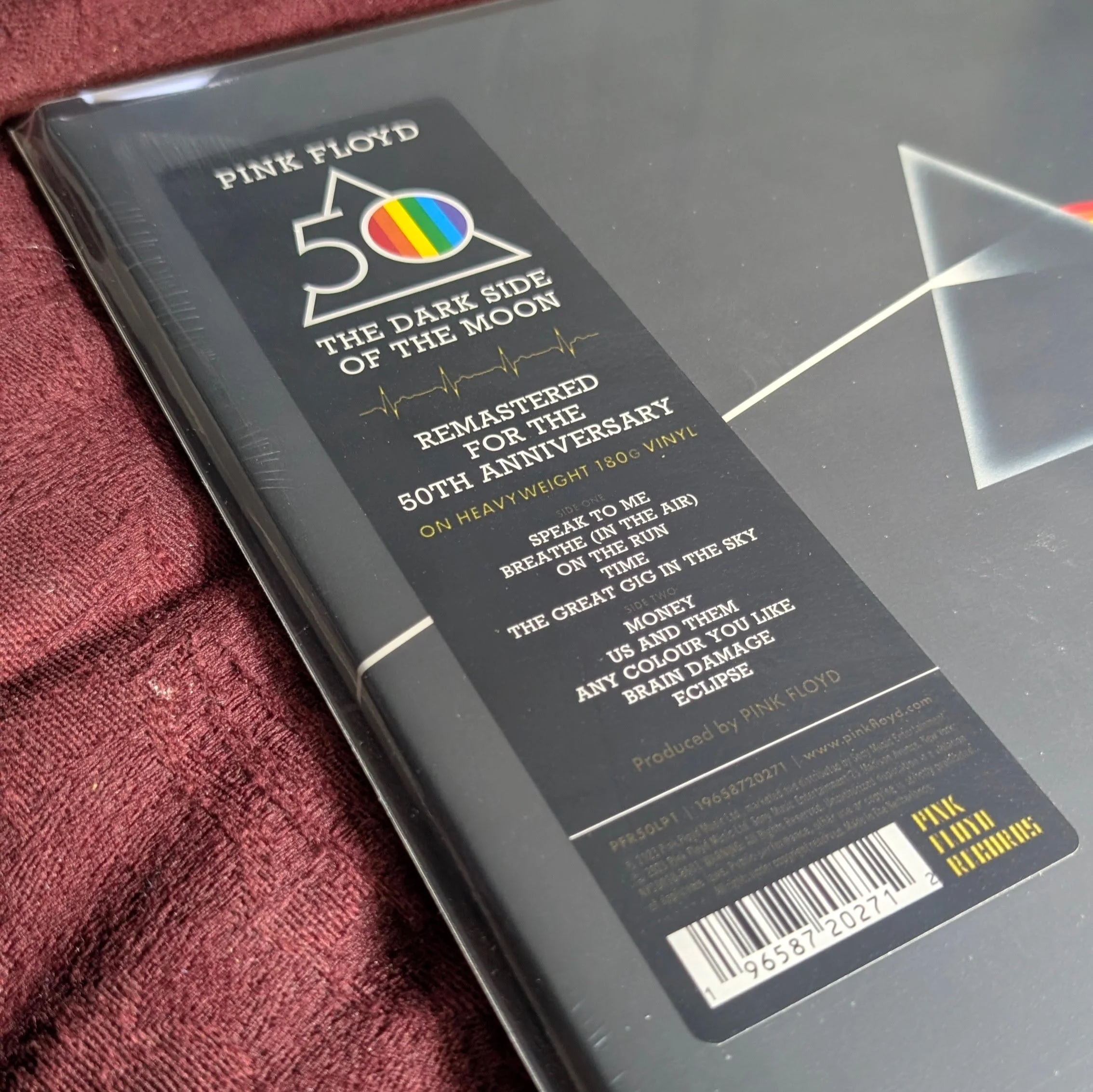 Pink Floyd: The Dark Side of the Moon - 50th Anniversary Remaster Vinyl