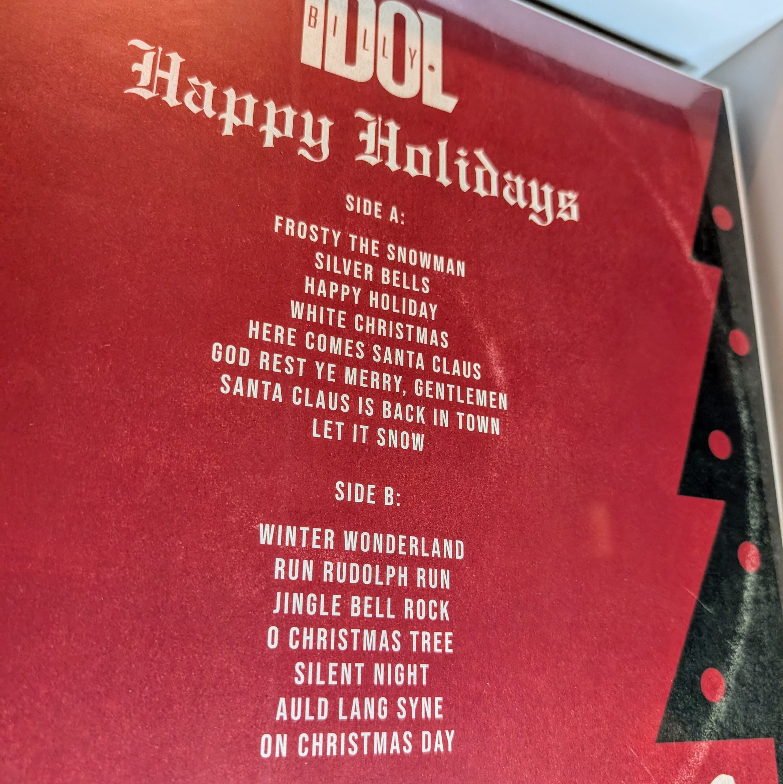 Billy Idol - Happy Holidays (standard black vinyl)