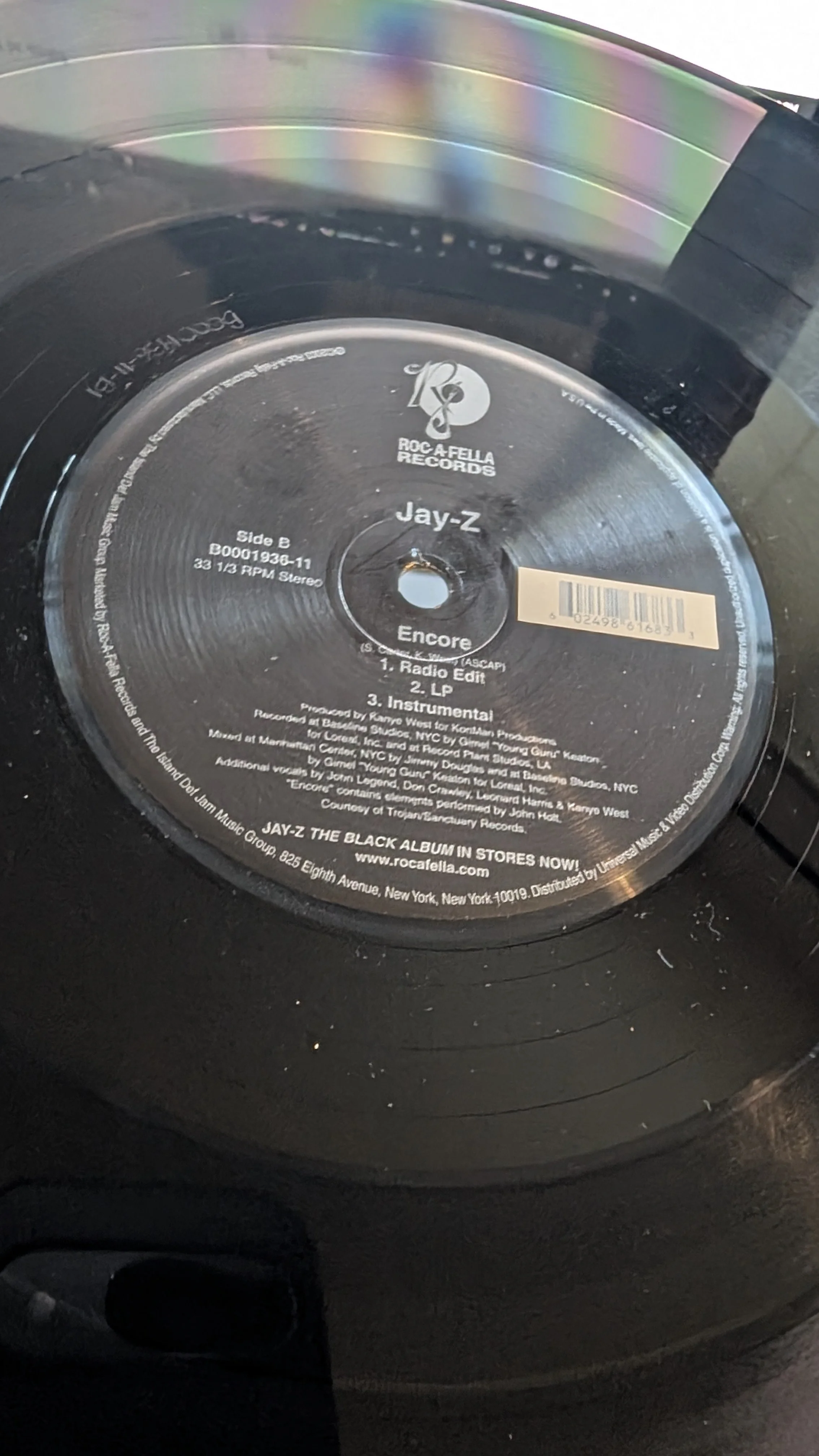 Jay-Z - Dirt Off Your Shoulder / Encore 12" Vinyl Single