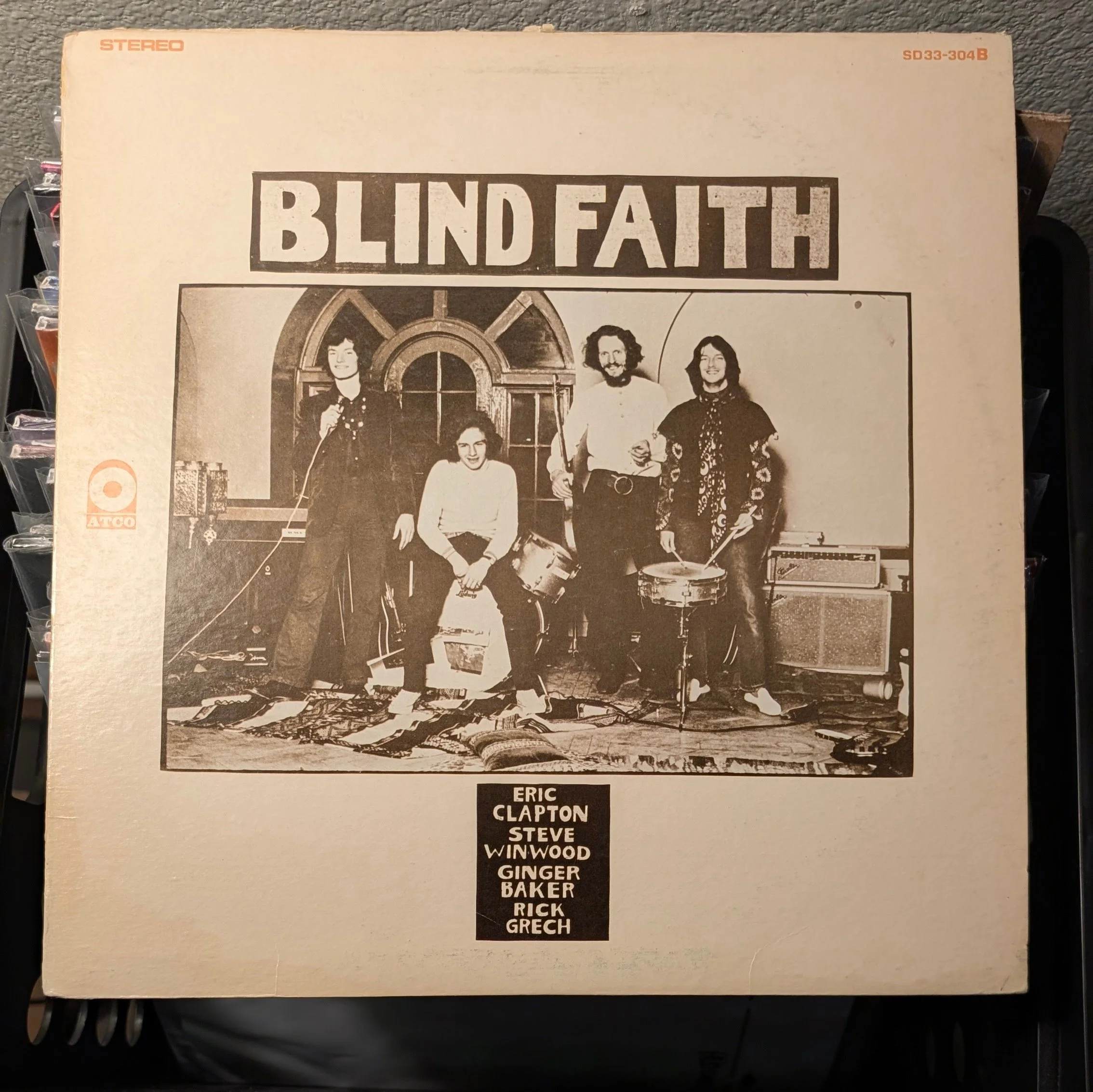 Blind Faith – Self-Titled Vinyl LP (1969, ATCO Records)