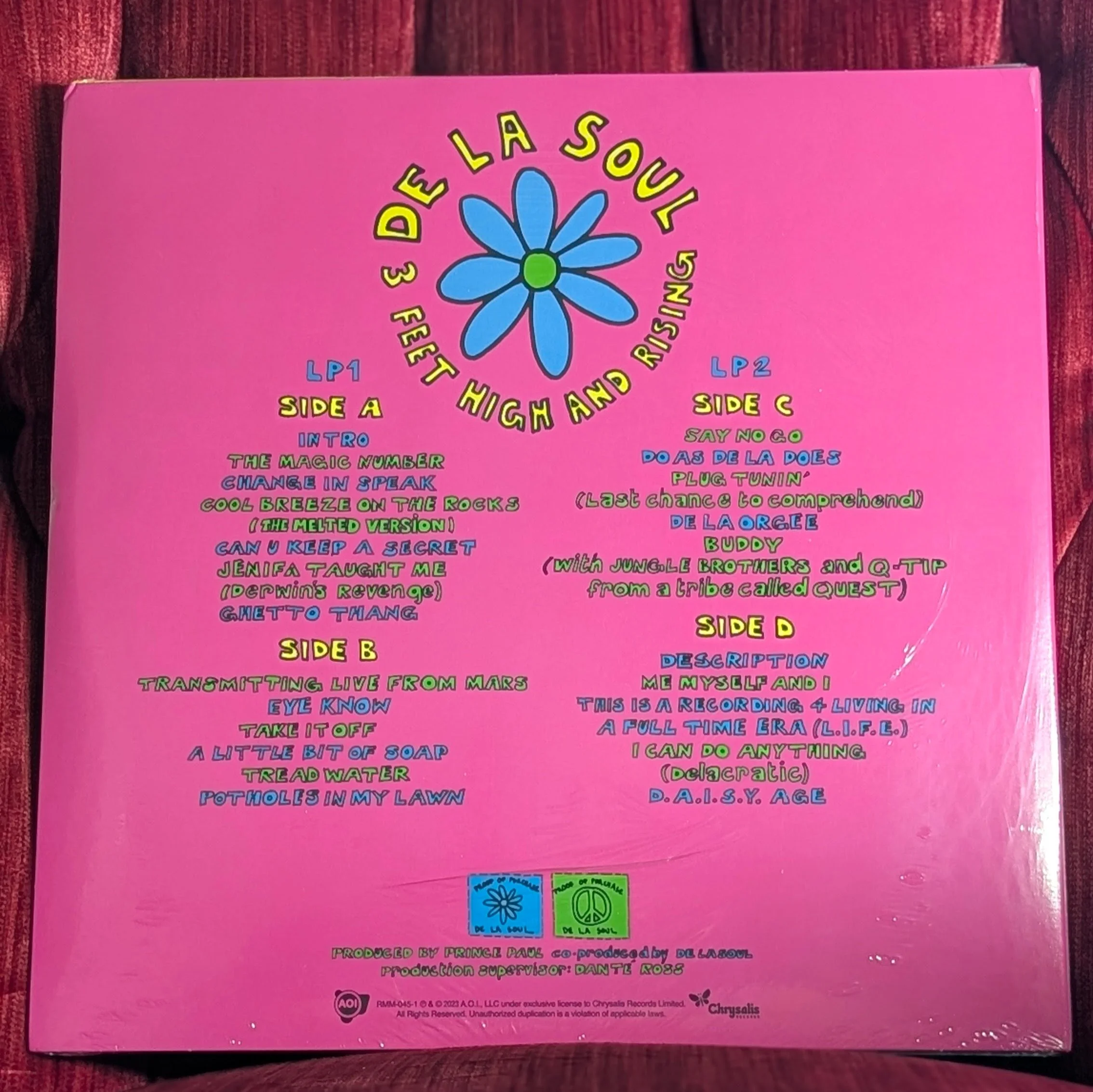 De La Soul - 3 Feet High and Rising Opaque Yellow 180g Vinyl 2LP (Includes Comic Insert)