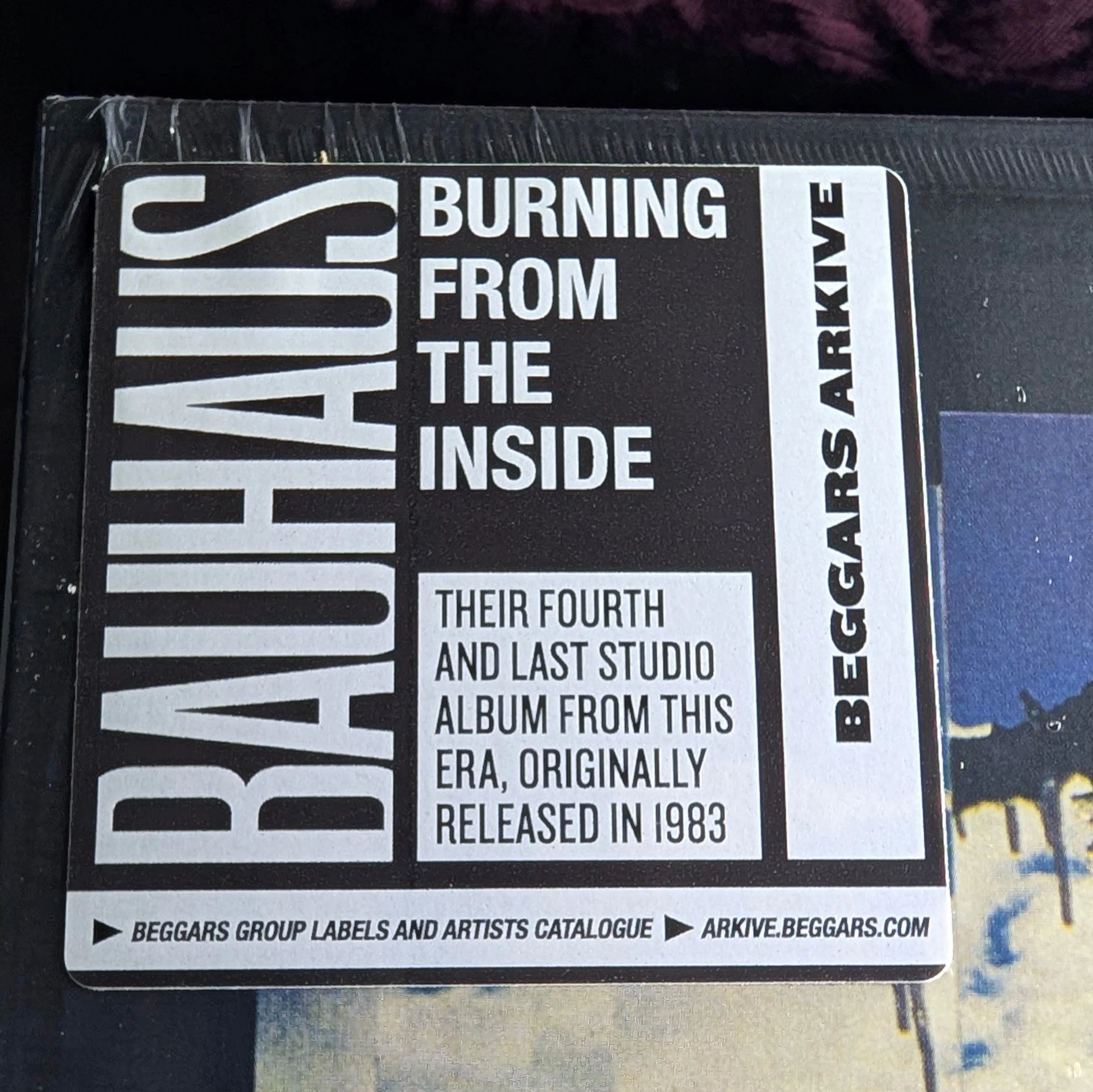 Bauhaus - Burning From The Inside Vinyl (black vinyl)