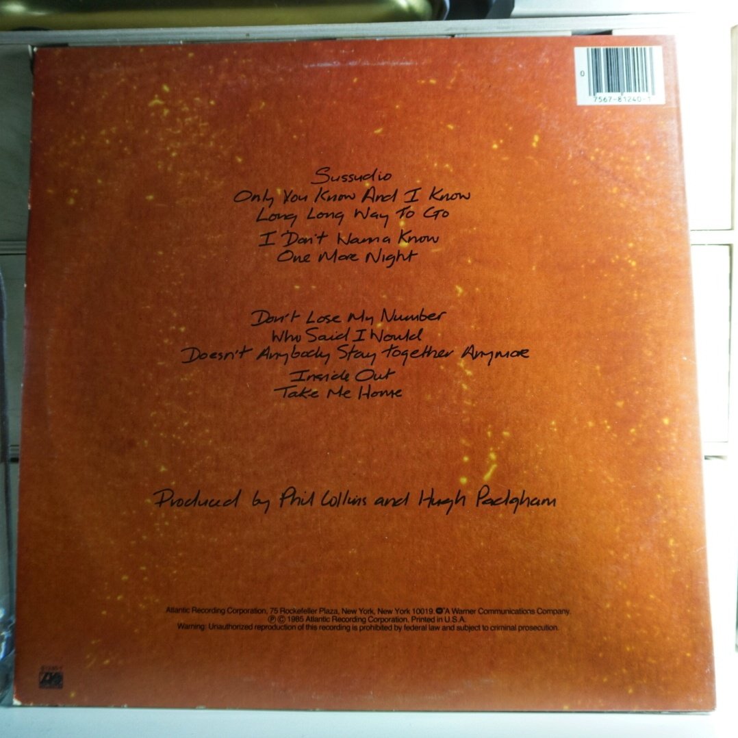 Phil Collins - No Jacket Required (used vinyl)