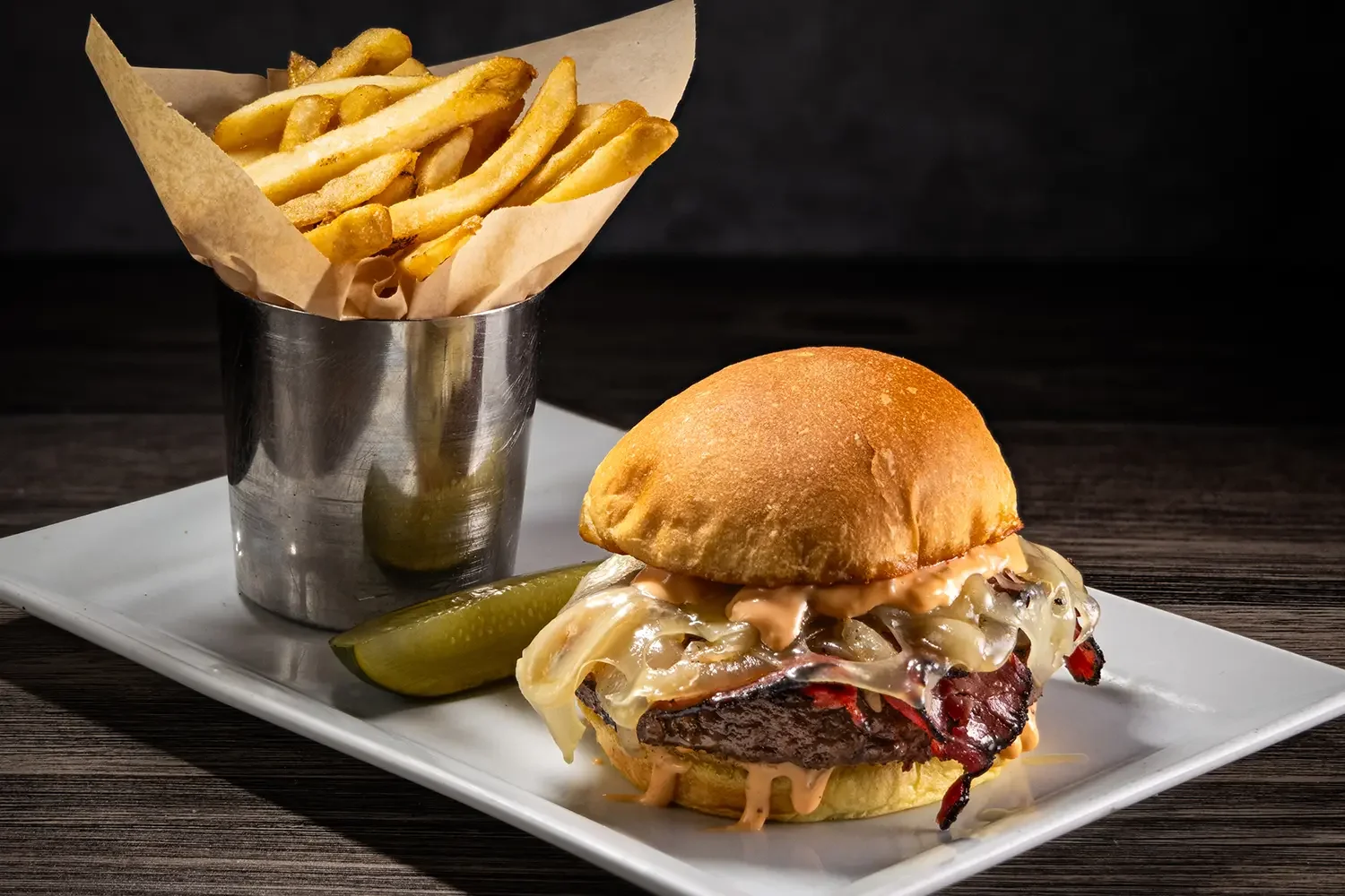 THE PASTRAMI BURGER*