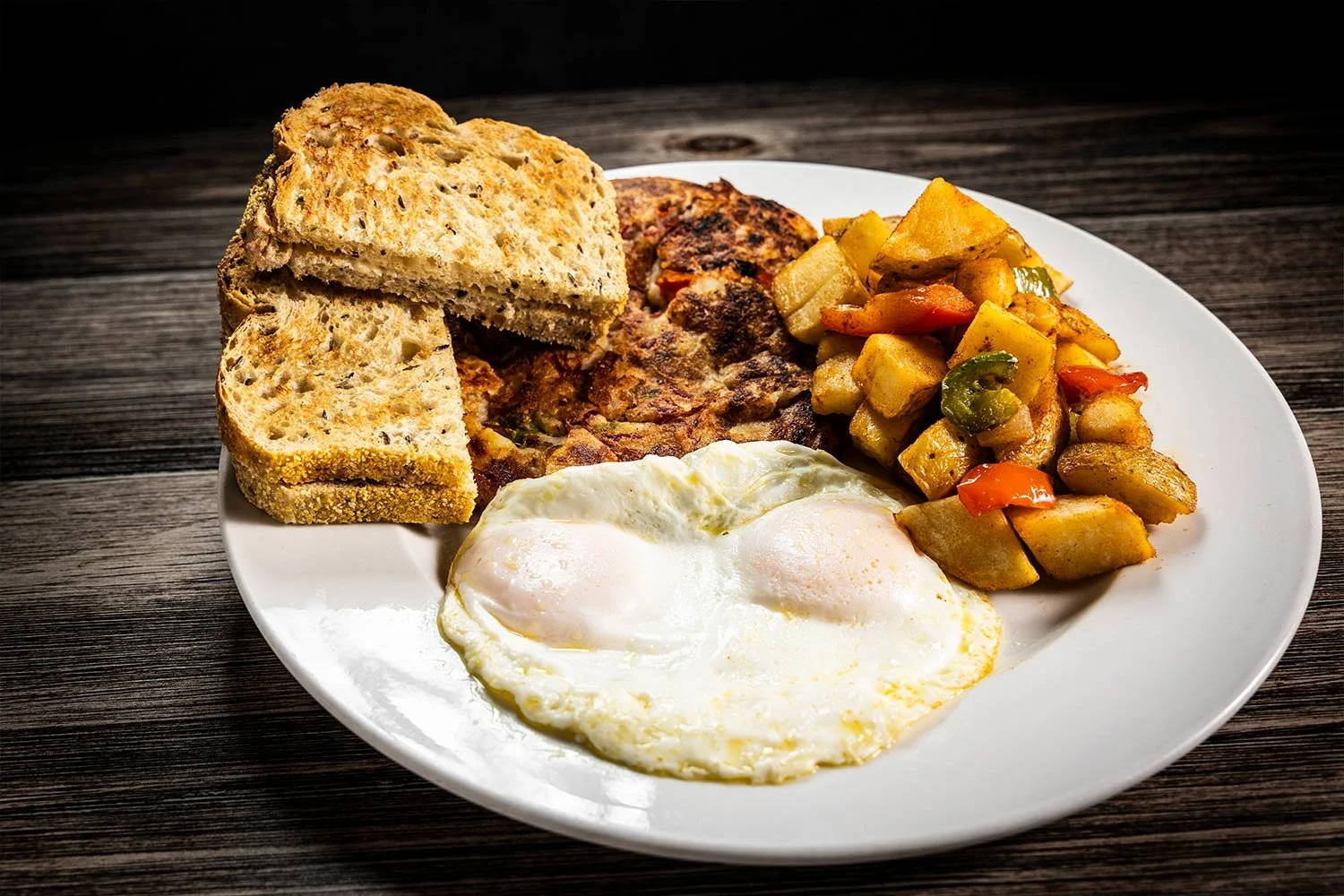 CORNED BEEF HASH & EGGS