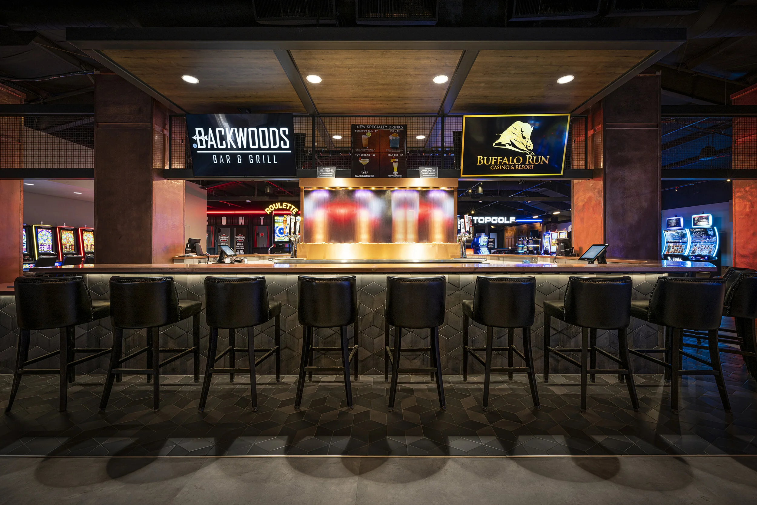Peoria Tribe Buffalo Run Backwoods Bar and Grill