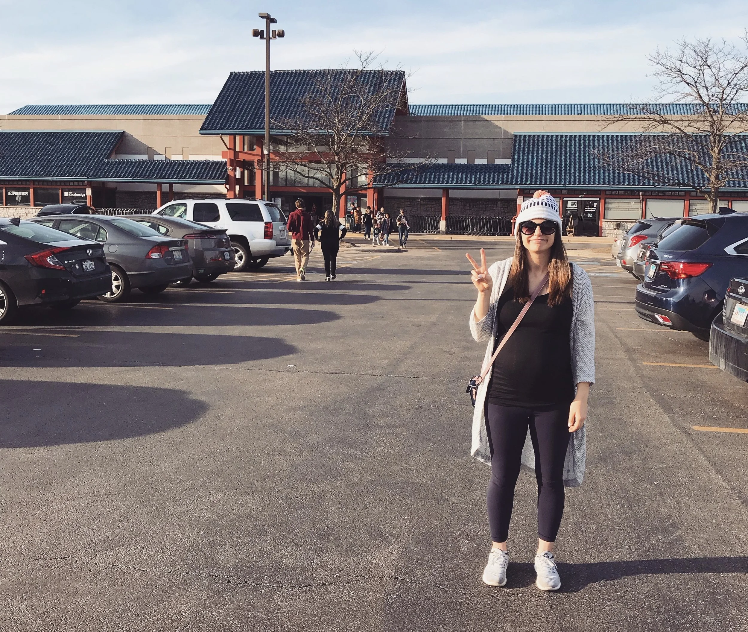 35 weeks pregnant at Mitsuwa Marketplace