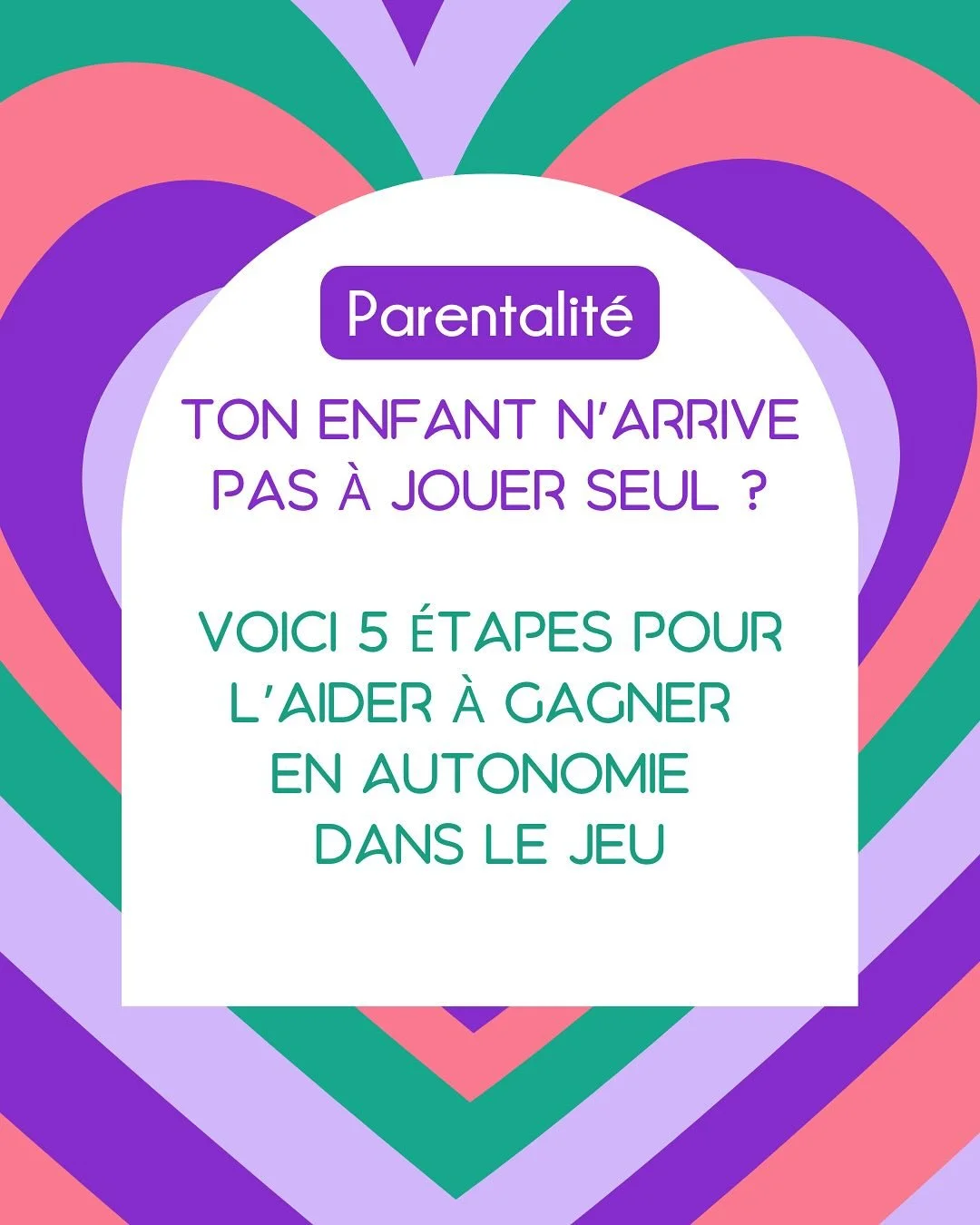 🌟Ton enfant r&eacute;clame toujours ta pr&eacute;sence pour jouer ?

C&rsquo;est normal ! Certains enfants ont du mal &agrave; s&rsquo;immerger seuls dans le jeu. 
Mais bonne nouvelle : &ccedil;a s&rsquo;apprend !

✨&nbsp;5 &eacute;tapes pour l&rsqu
