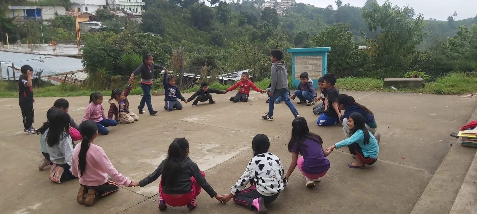 Quiche outdoor school
