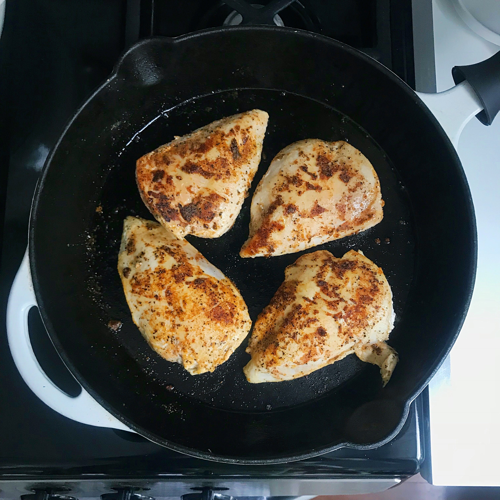 Cast Iron Skillet Chicken Breast - Eats by April