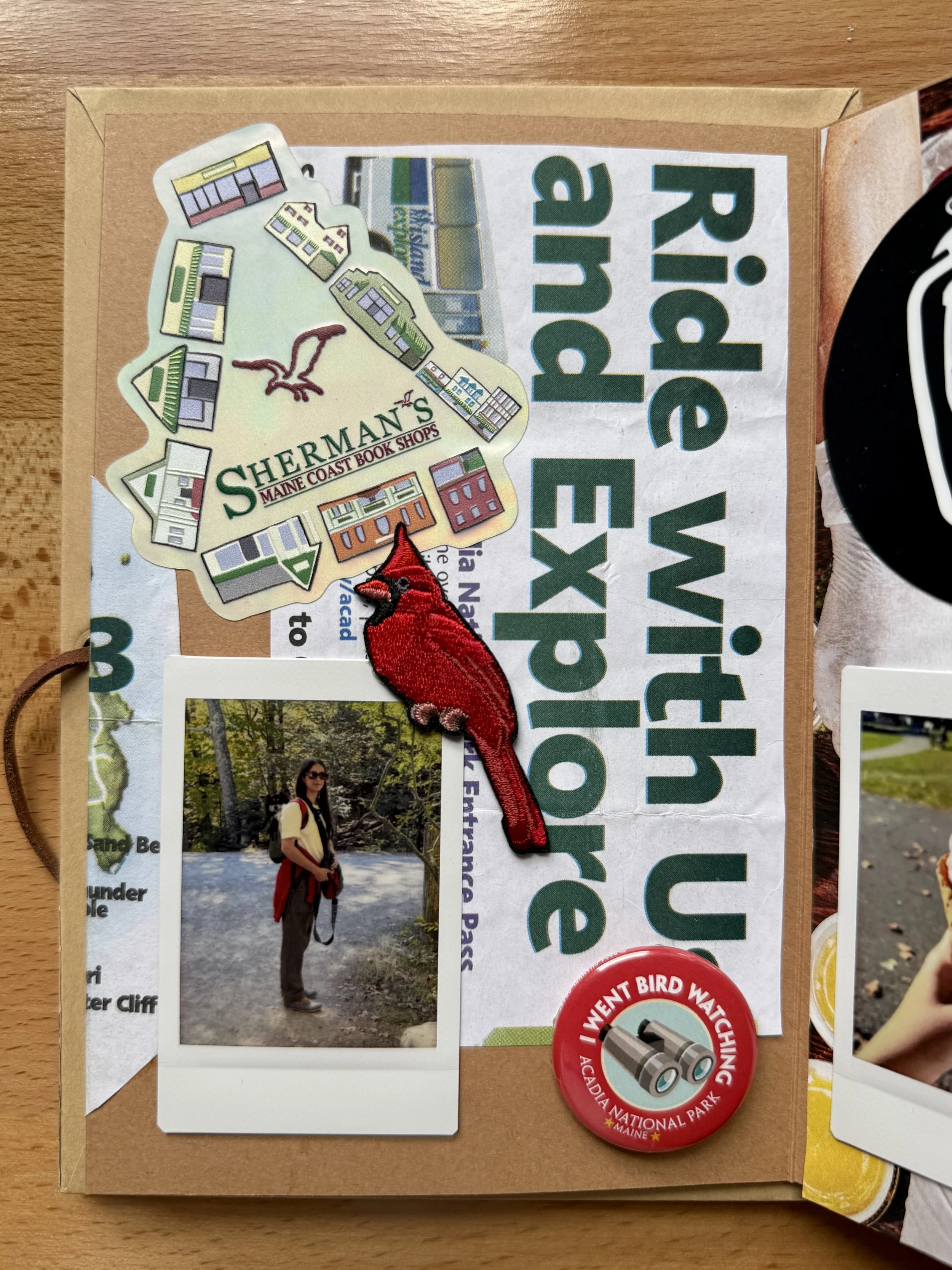 Maine themed junk journal