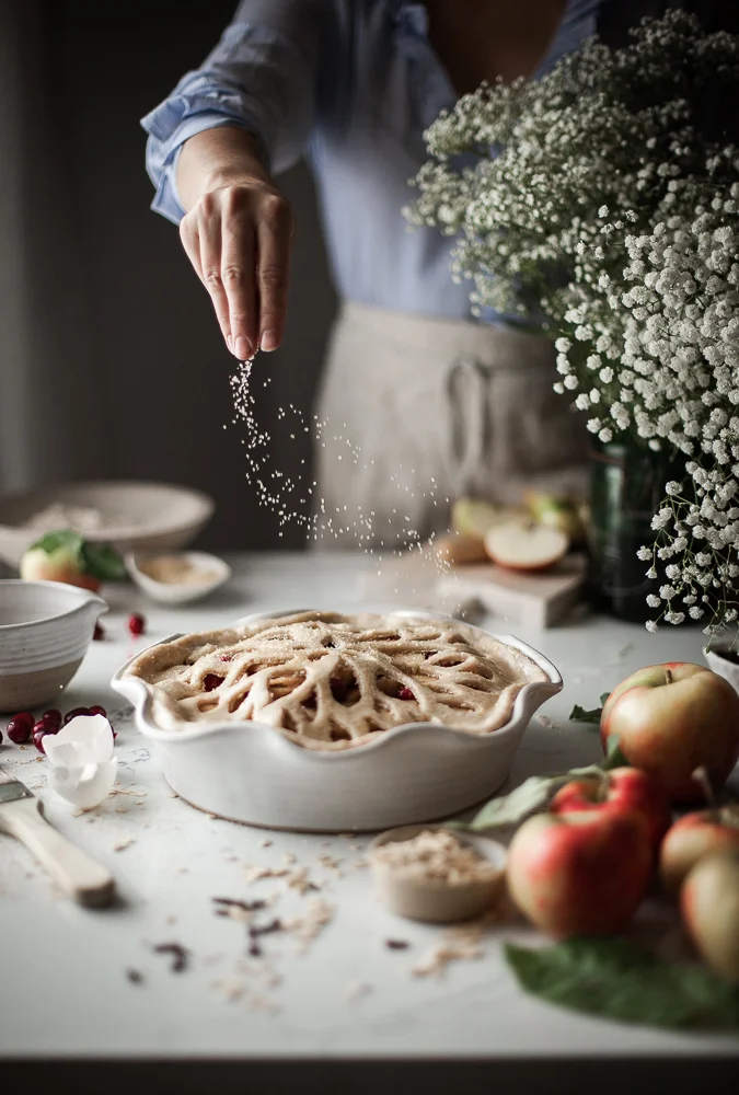 Spiced Cranberry Apple Pie + Oat Crust & Orange Custard Sauce 4.jpg