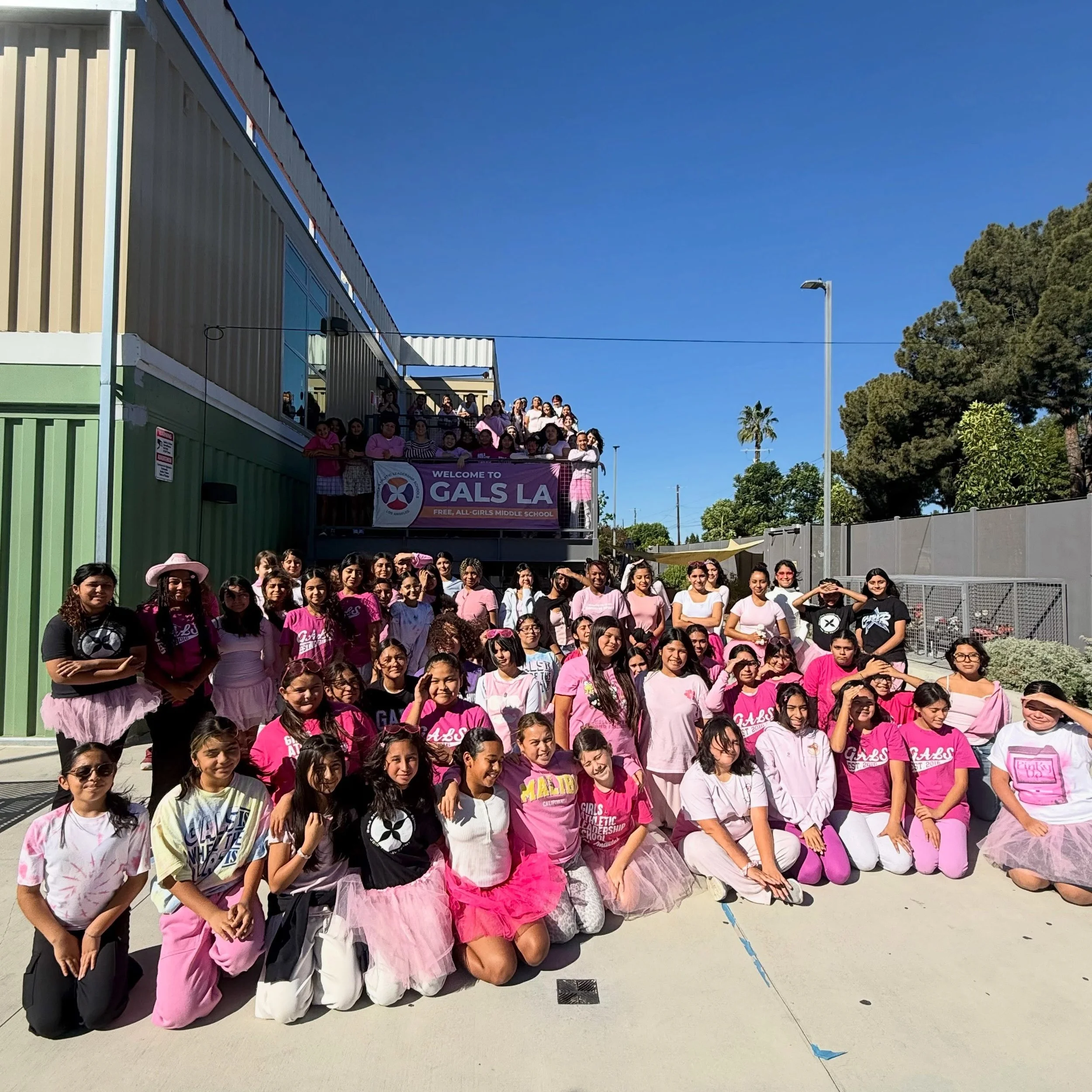 Pink week for #breastcancerawarenessmonth at GALS 🩷 our girls showed up pink and showed out for Pink out day 💕💞💓💗💝💘💖