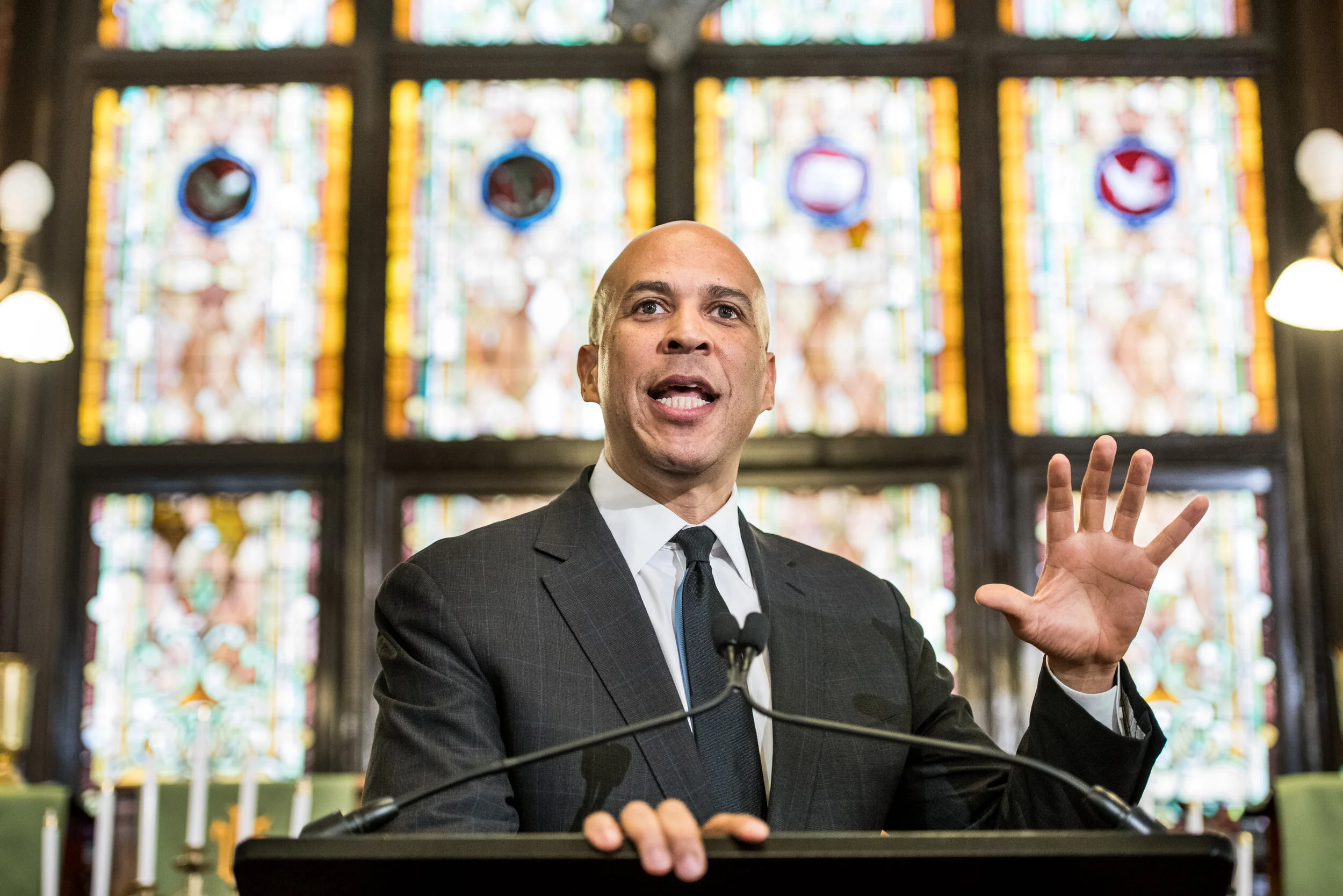 Cory Booker at Mother Emanuel (Copy)