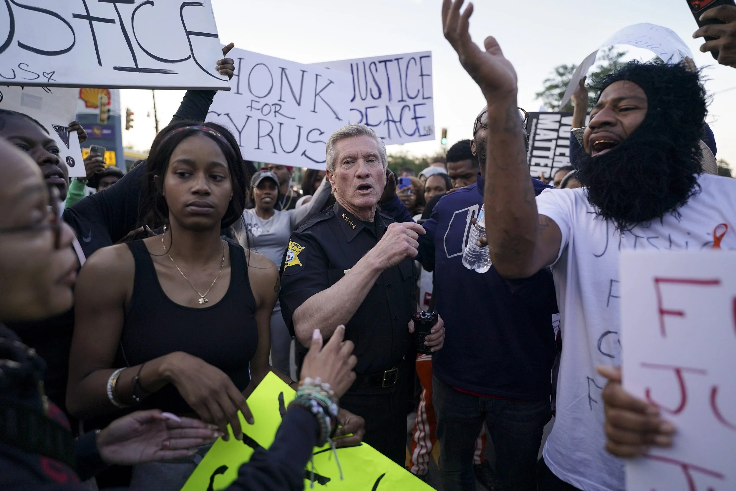 Protestors seek justice for Cyrus Carmack-Belton