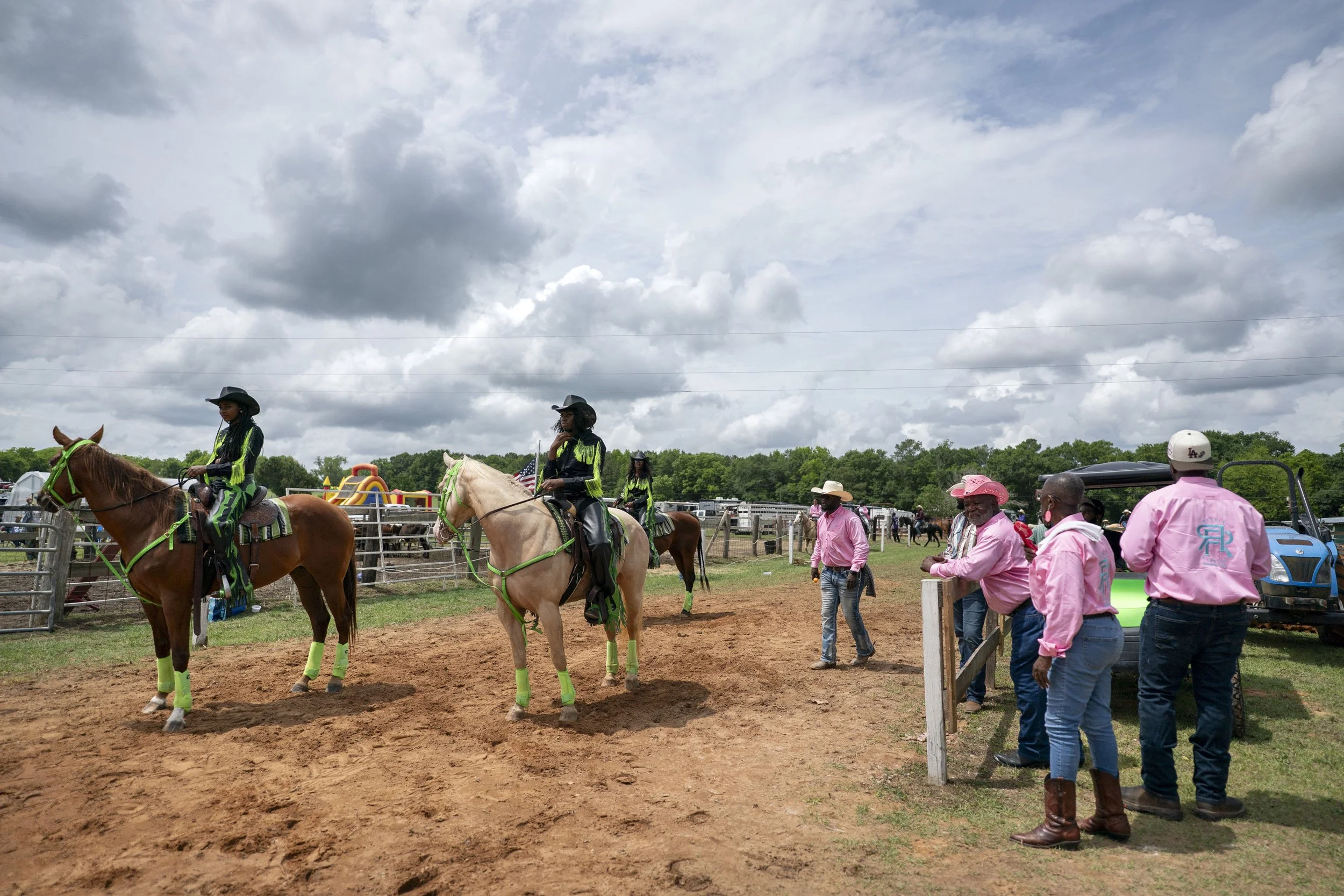 Cowboys and cowgirls at the 29th annual Black Cowboy Fest in Rembert