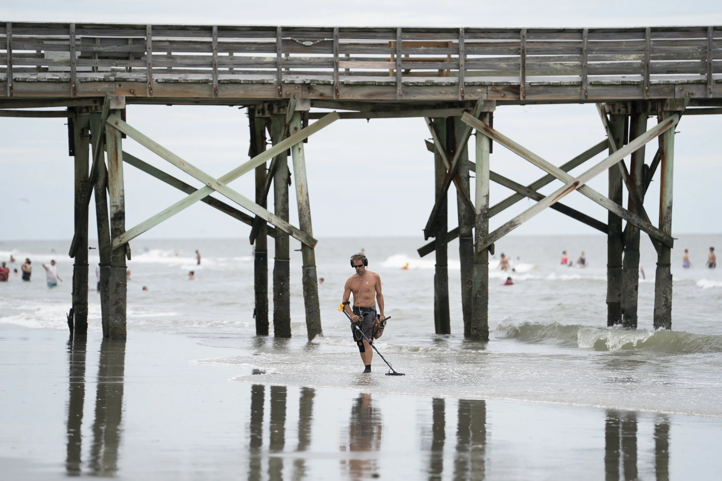 Isle of Palms beach and pier