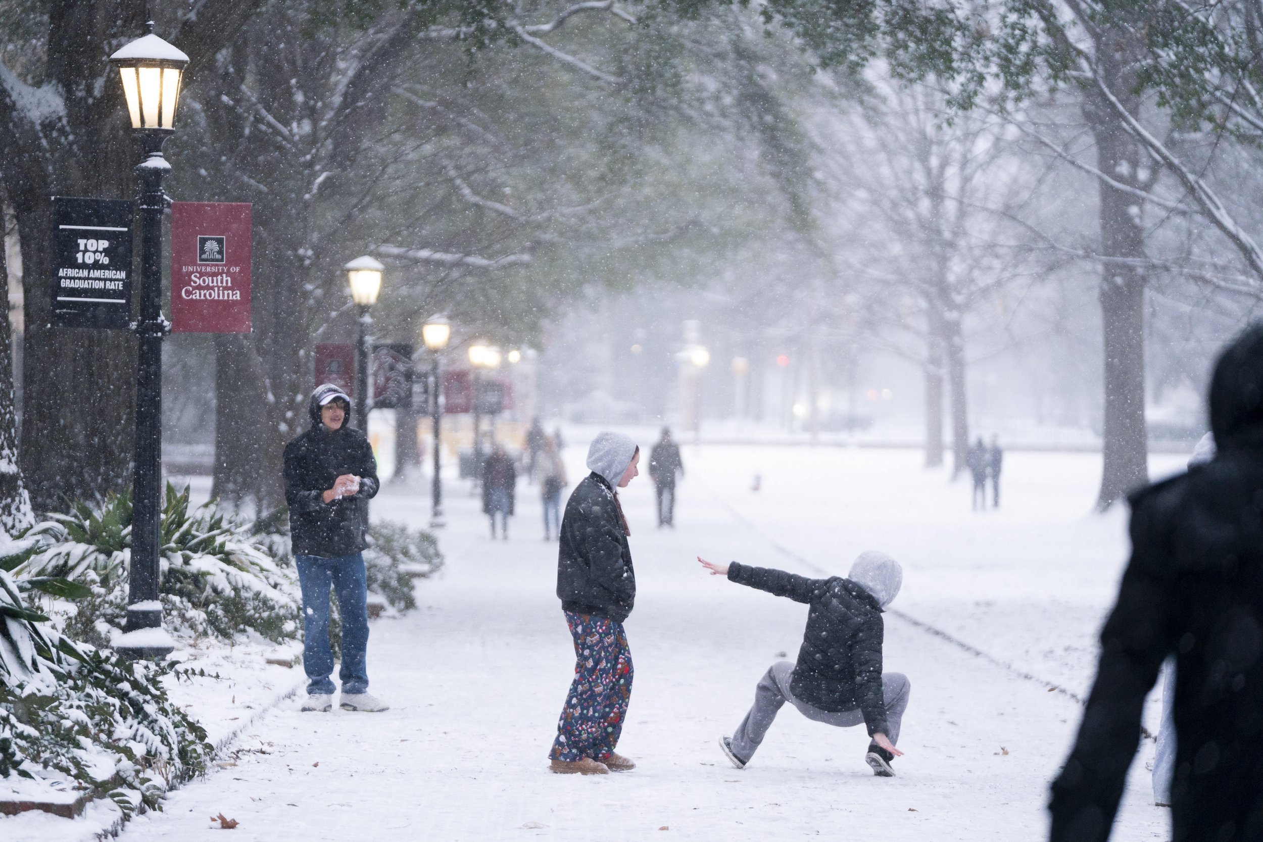 usc tri[p Columbia Snow Storm Photos