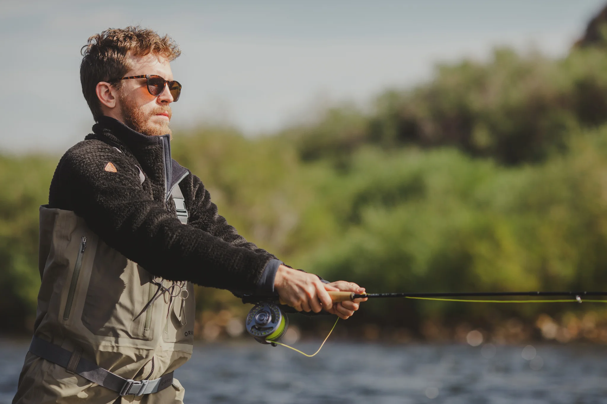 Andrew Gibbs-Dabney in a LIVSN hi-wool fleece.