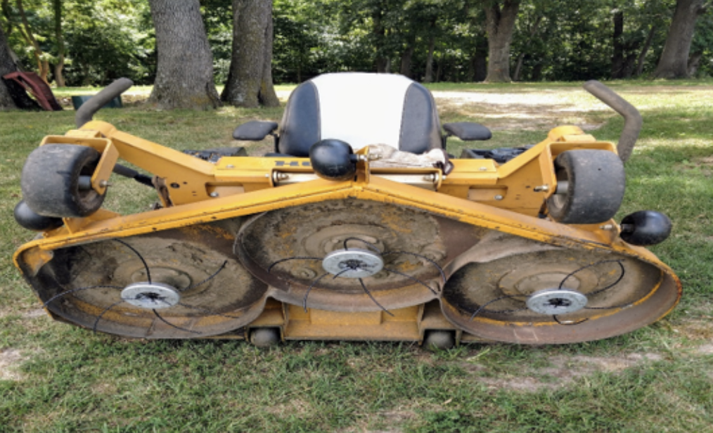 The Blade Solution on a zero-turn mower.