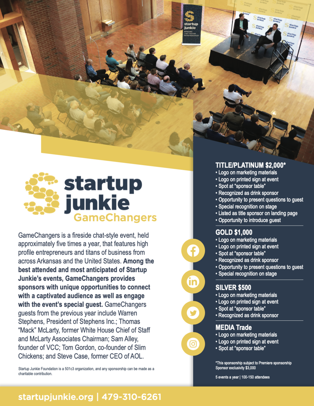 Event Sponsorships Startup Junkie