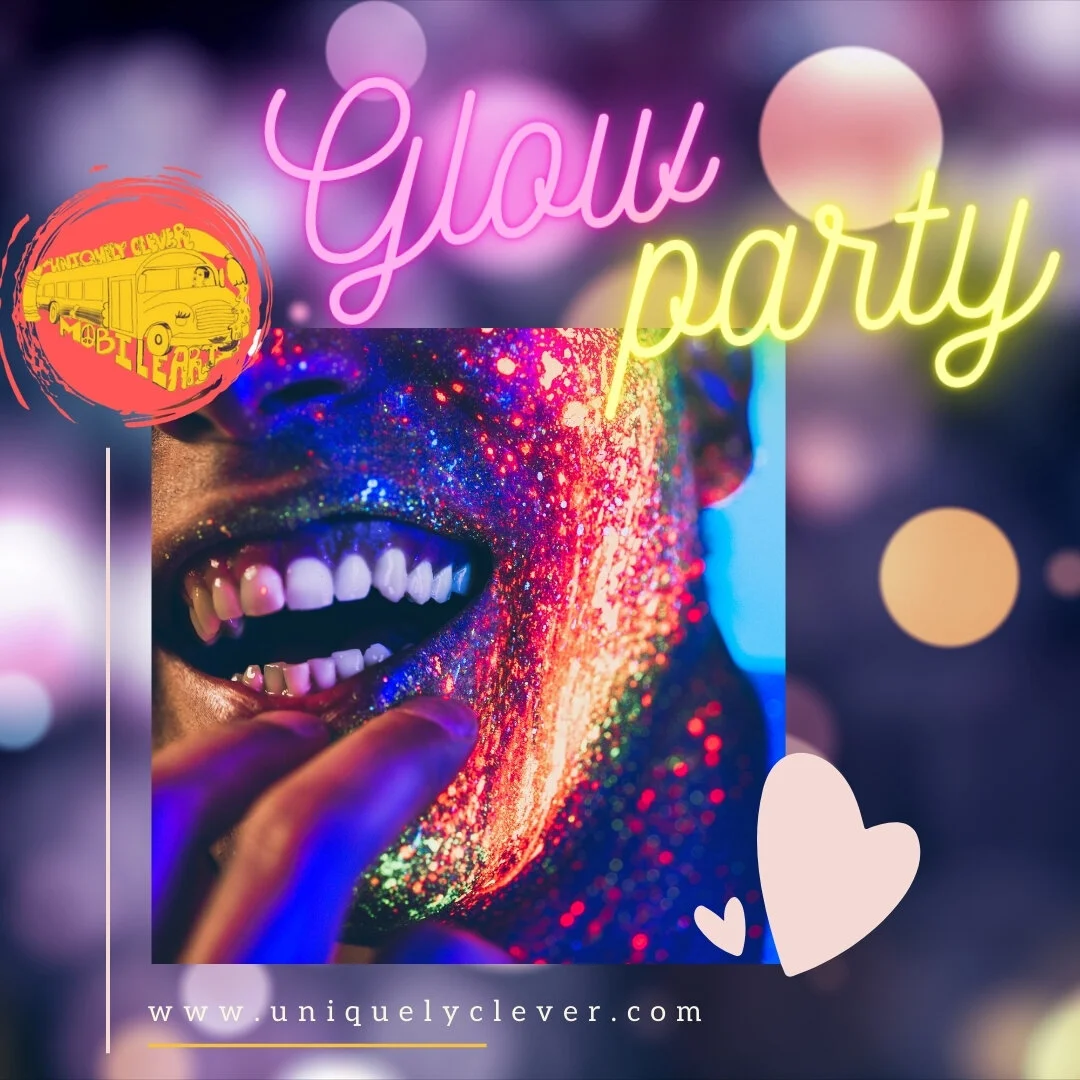 Birthday Glow Party - perfect for Tween &amp; Teen birthday parties!