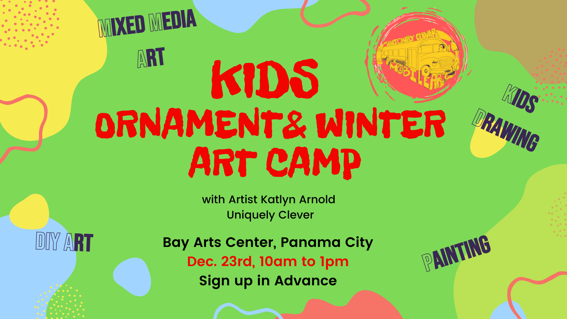 Kids Holiday Art Camp