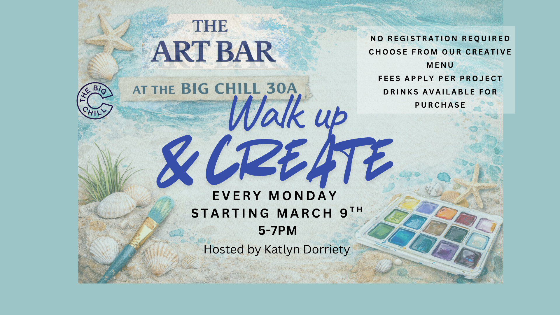 The Art Bar by Katlyn at the Big chill 30a