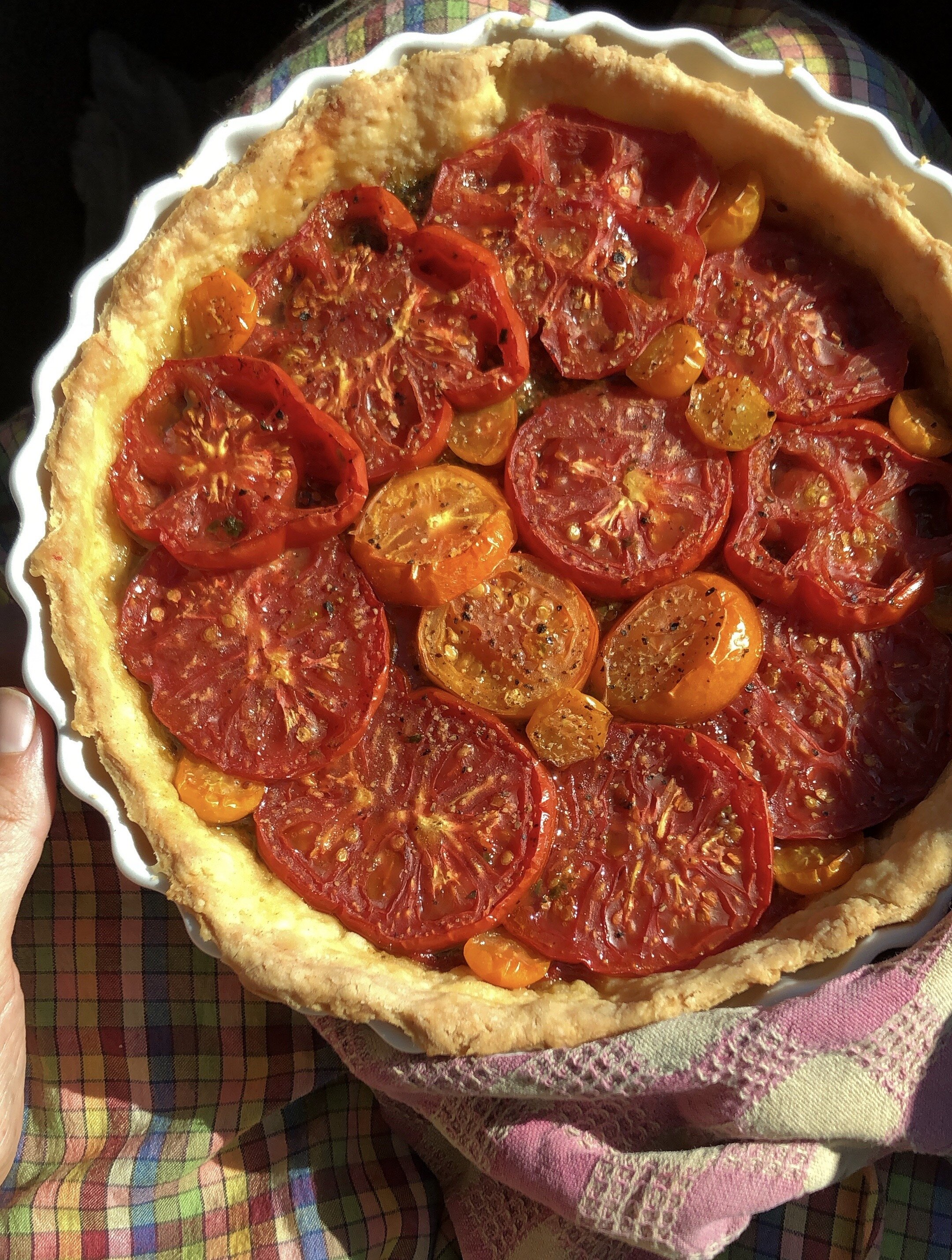 tarte aux tomates